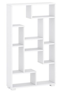 Feldmann-Wohnen Bücherregal Split, Split 1-tlg., 70x20x120cm weiß