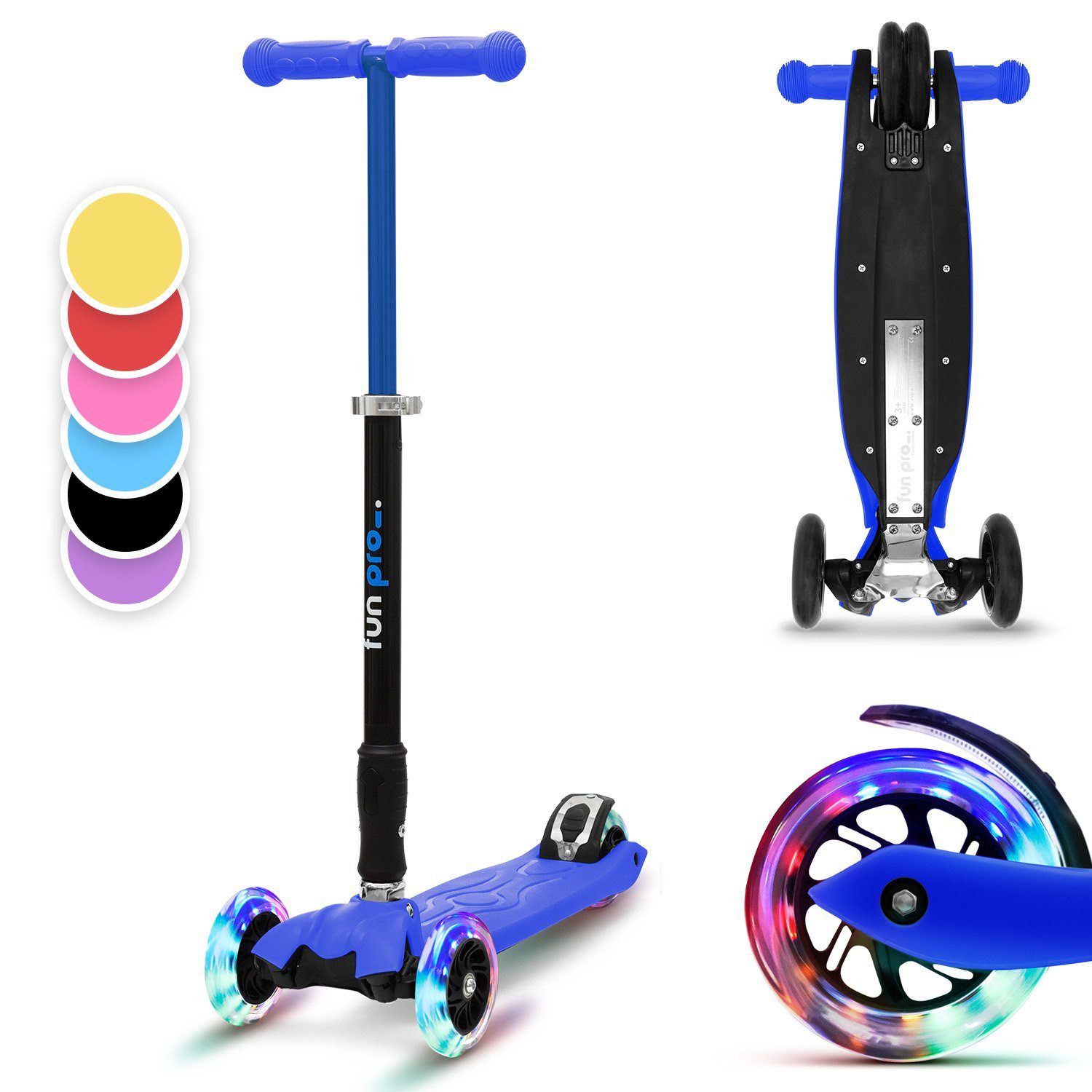 fun Scooter - Stunt klappbar pro Kick fun Roller Tretroller Cityroller Kinder Kinder TWO, pro