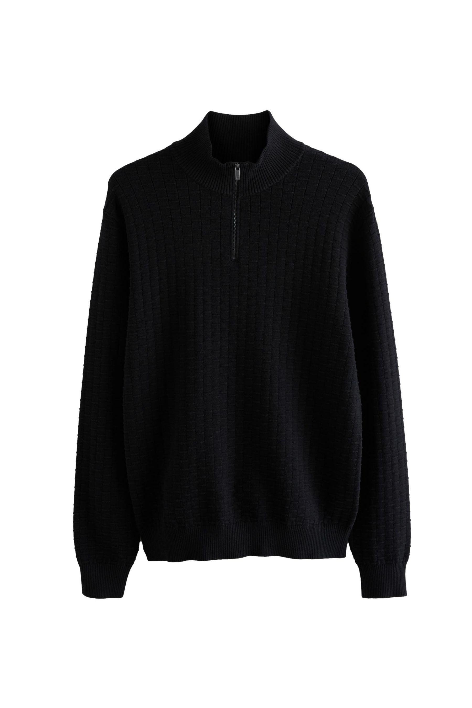 Strickpullover Regular Fit Premium Einfarbiger Troyer