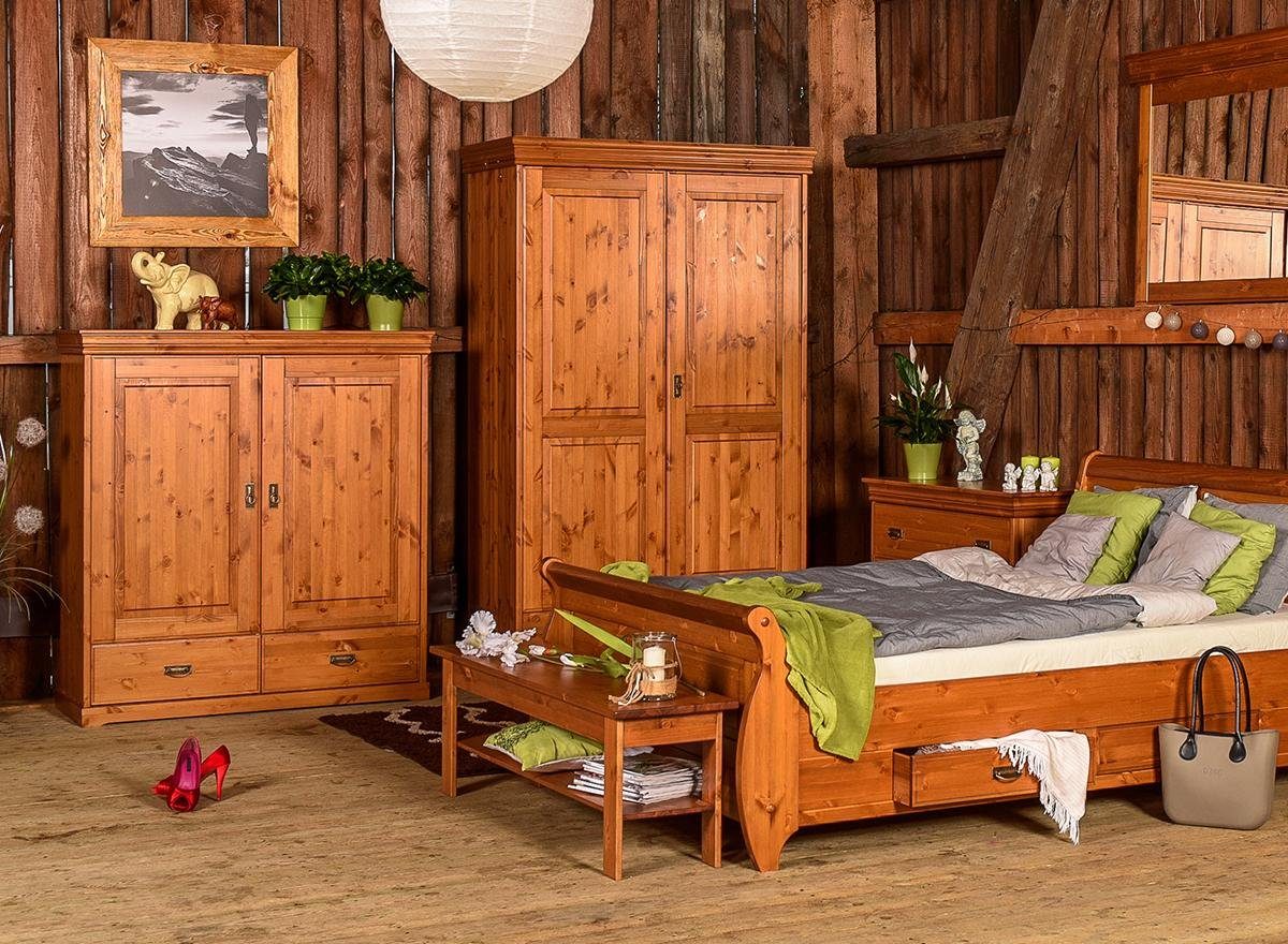 JVmoebel Holz Design Schrank Italienische Schlafzimmer Möbel Garderobenschrank Kleiderschrank