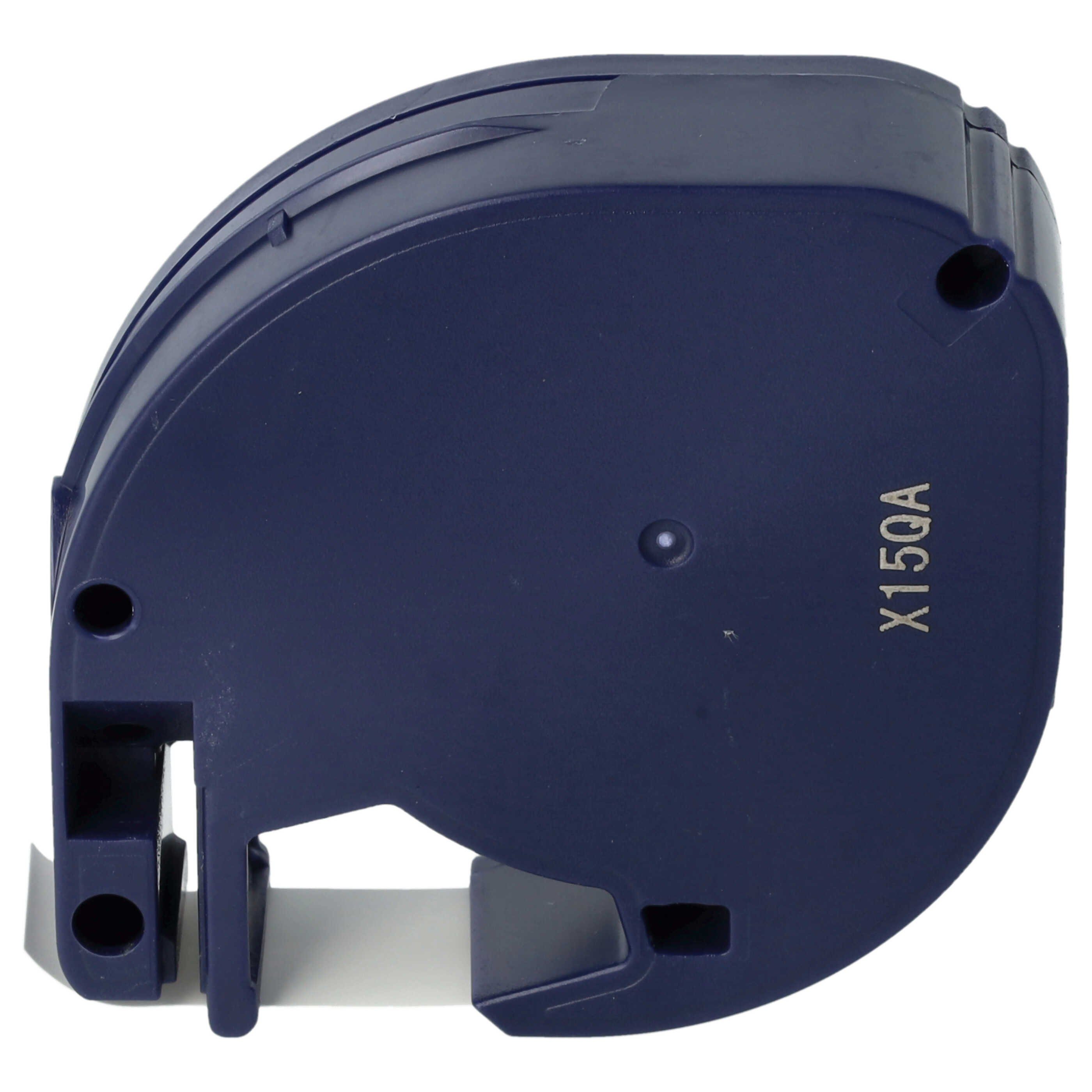 vhbw Beschriftungsband passend für Dymo LetraTag LT-100H, LT-100T, QX50, XR, 200B, Hochwertige Patronen für Ihren Etikettendrucker, Kompatibel und