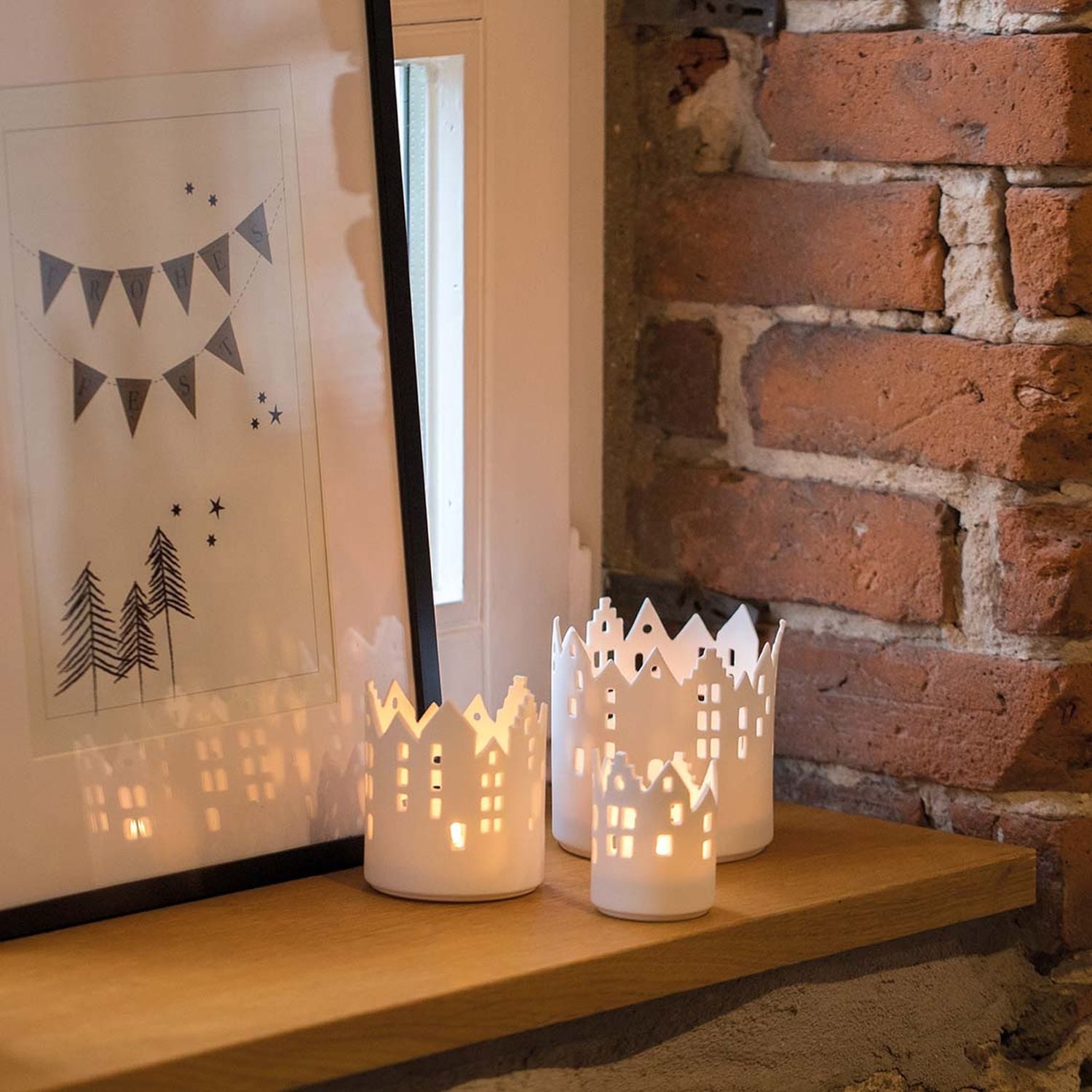 Räder Design Teelichthalter Stadtlicht Marktplatz günstig online kaufen