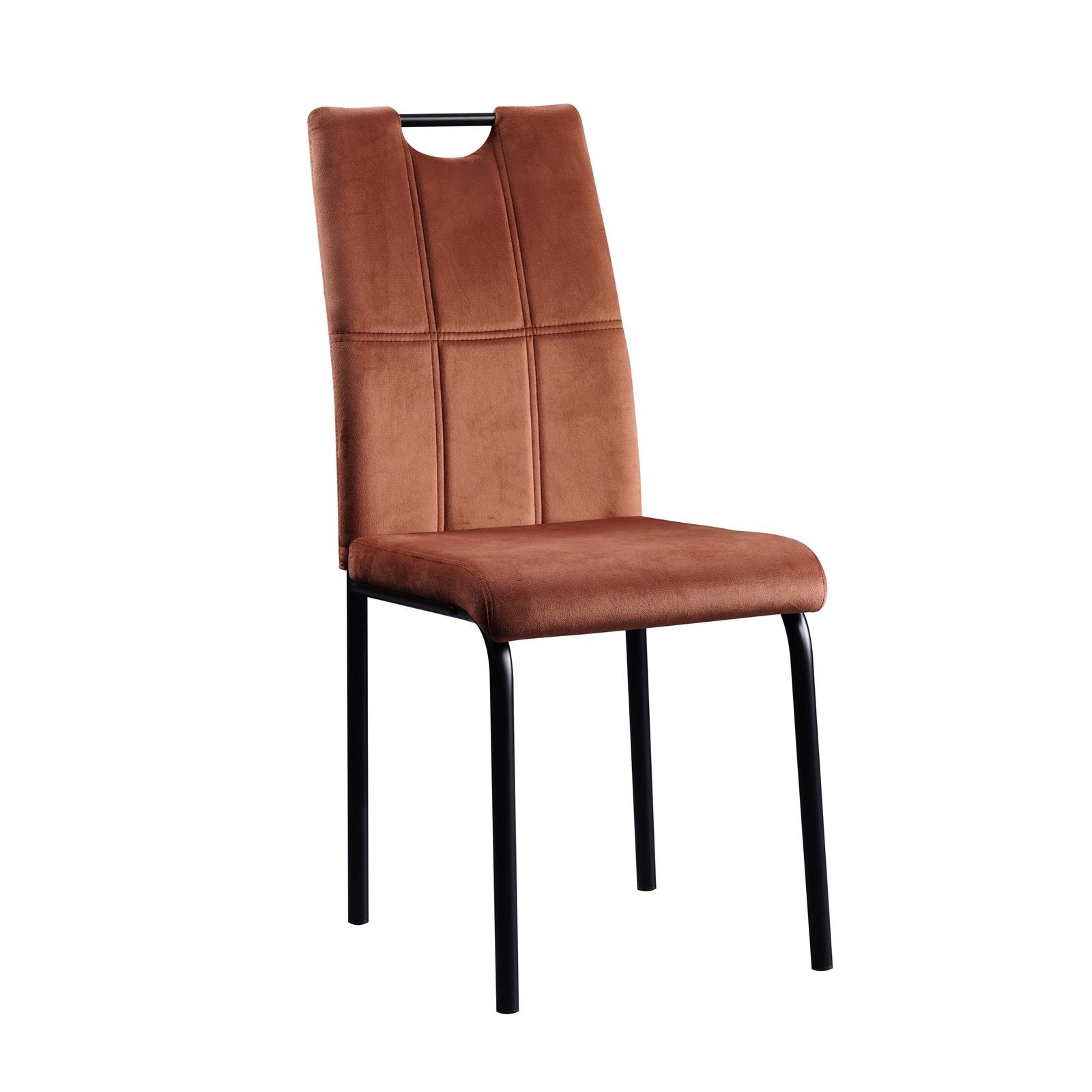 HTI-Living Esszimmerstuhl Stuhl Denton Velvet Braun günstig online kaufen
