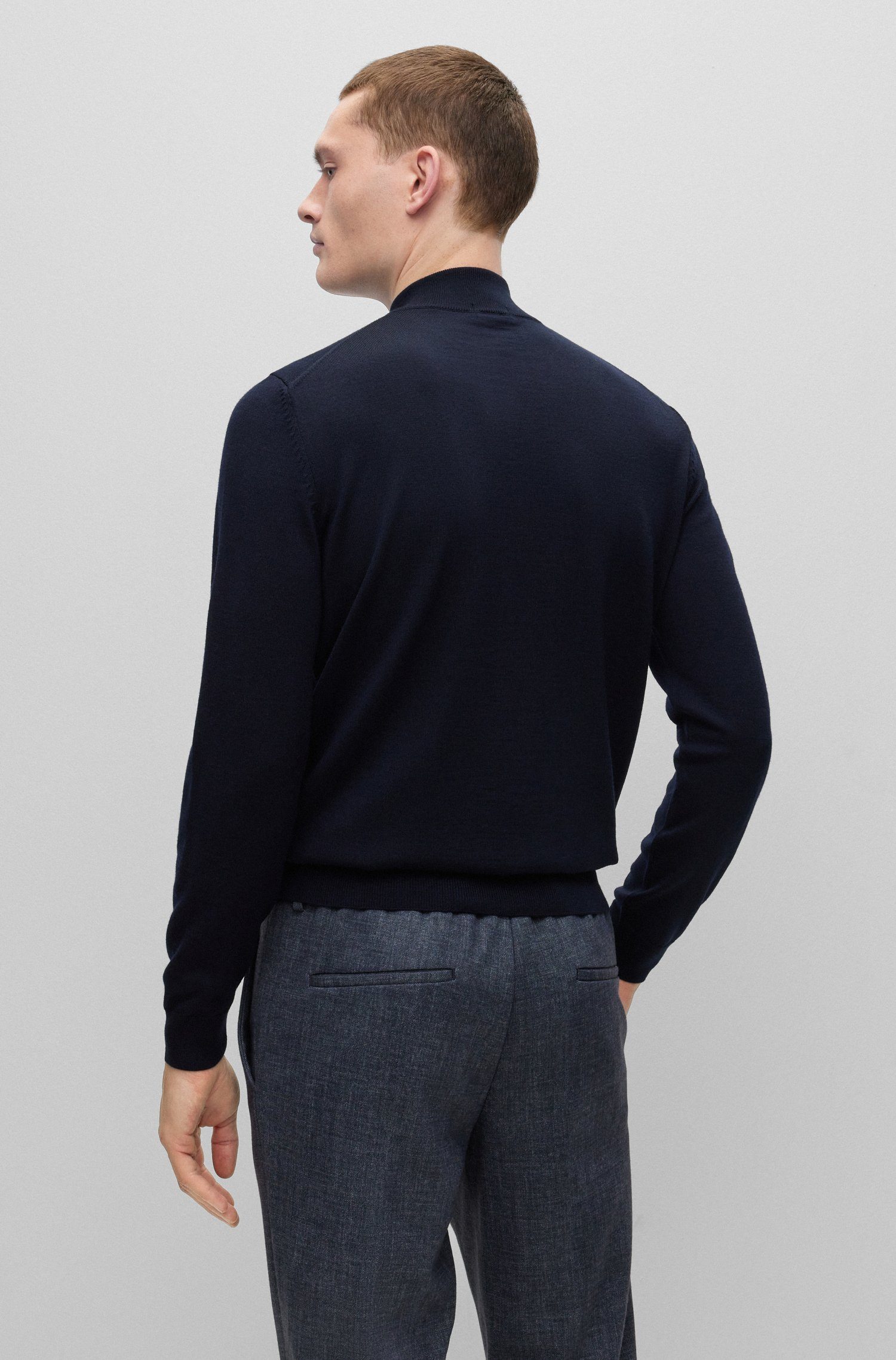 BOSS Strickjacke Balonso (1-tlg)