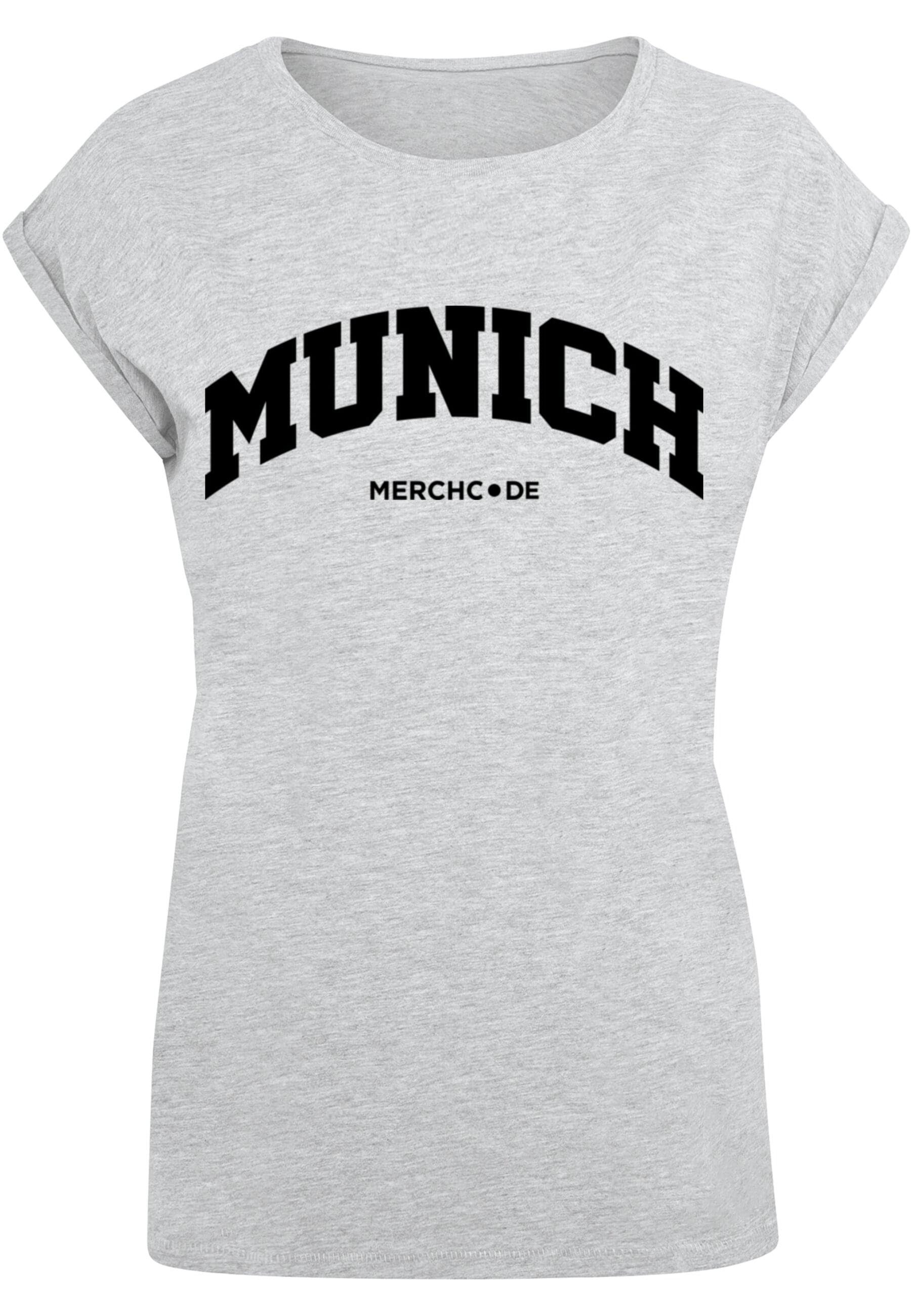 Merchcode T-Shirt Damen Ladies Munich Wording - T-Shirt (1-tlg) | T-Shirts
