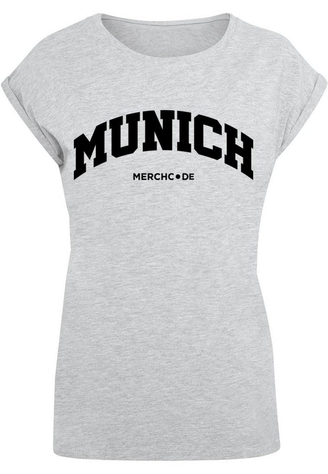 Merchcode T-Shirt Damen Ladies Munich Wording - T-Shirt (1-tlg)