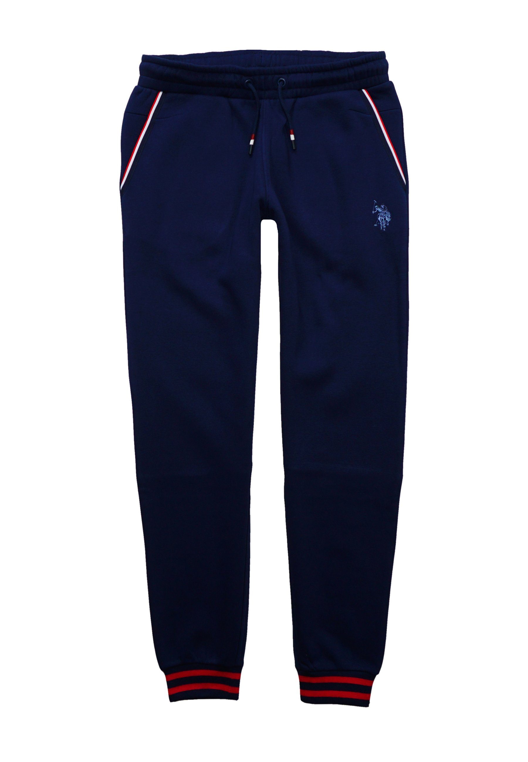 U.S. Polo Assn Sweathose Hose Sweatpant Trio (1-tlg) dunkelblau