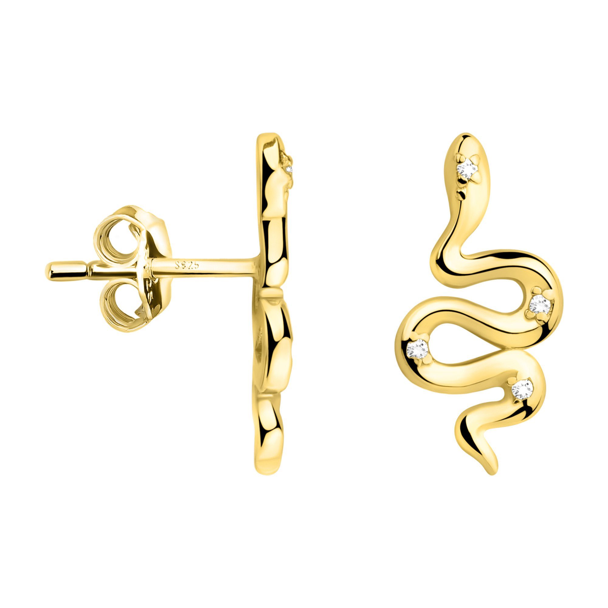 Sofia Milani Paar Ohrstecker Schlange, 925 Silber Damen Schmuck - E2282 günstig online kaufen