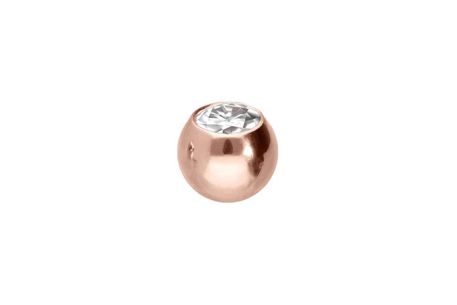 PIERCINGLINE Piercing-Set 14/18 Karat Gold Schraubkugel günstig online kaufen