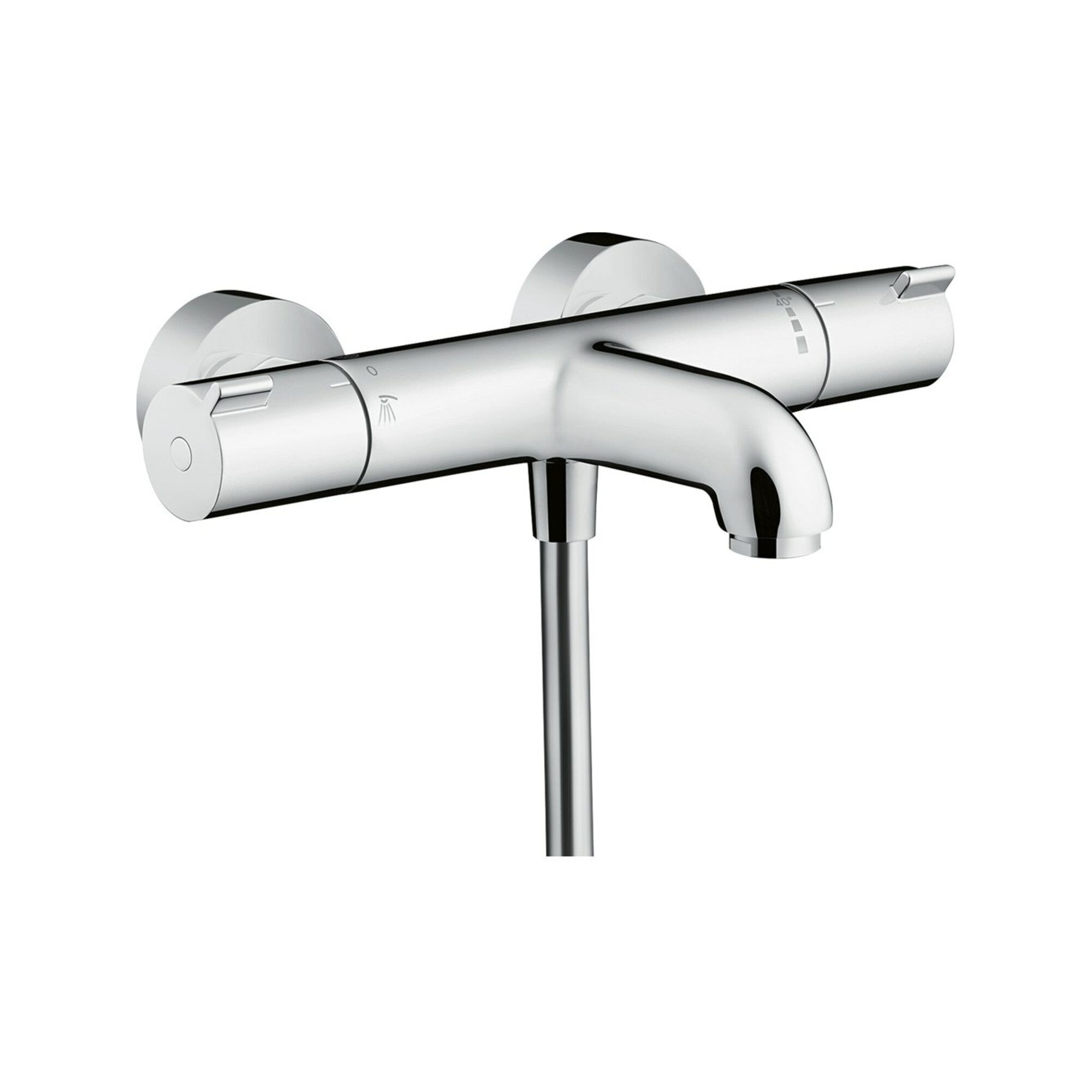 hansgrohe Heizkörperthermostat hansgrohe Wannen-Thermostat Ecostat 1001 CL 296x102mm, AP, 2 Verb, Aus