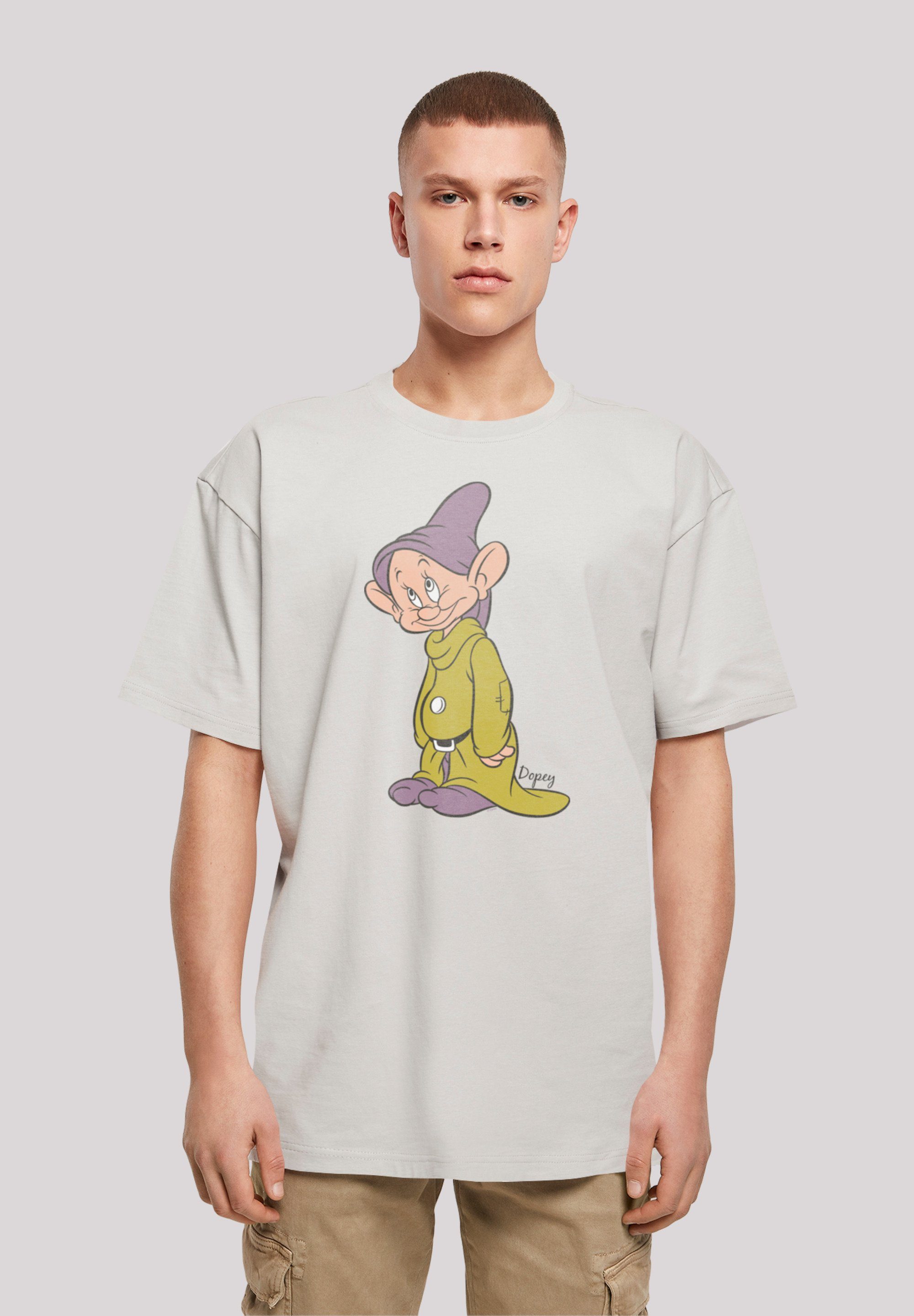 F4NT4STIC T-Shirt Disney Classic Dopey Print lightasphalt