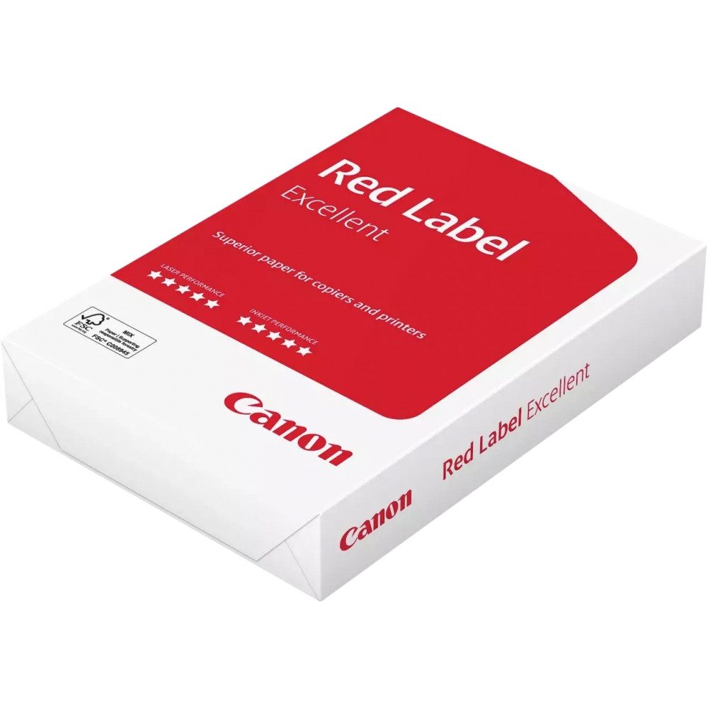 Canon CANON Red Label Kopierpapier A4 80g/m² 500Blatt Nachfülltinte (für canon, x, hochweißes A4 Kopierpapier, 80 g/m², 500 Blatt pro Packung)
