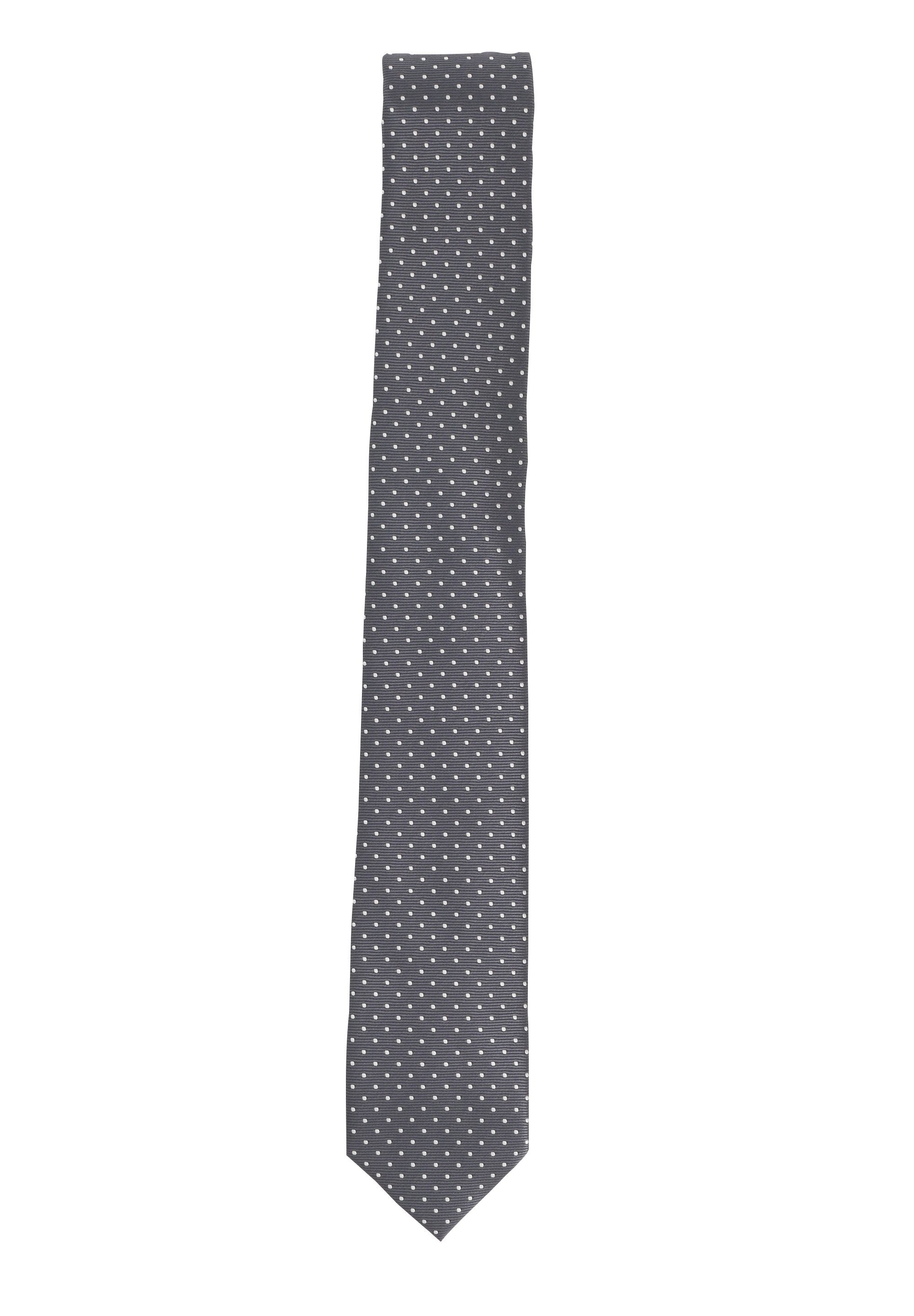 verschiedene - Herren Farini Grau in Gepunktet) Fabio (Weiß) (6cm), Schlips (ohne 6cm Breite Krawatte Krawatten mit Schmal Punkten Box,