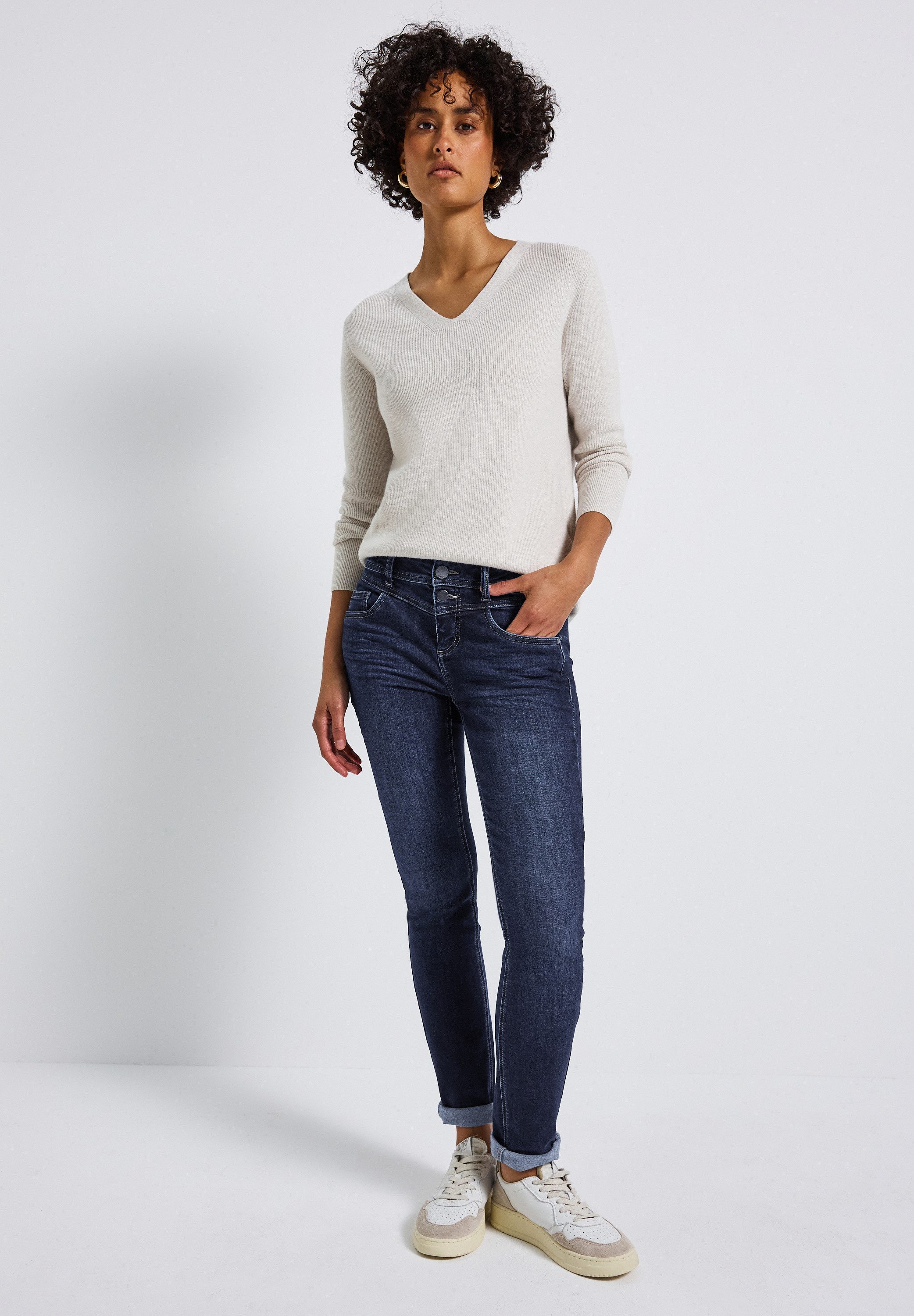 STREET ONE Slim-fit-Jeans Middle Waist – Bild 5 von 5
