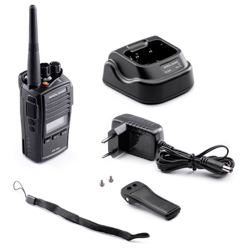 Midland Walkie Talkie Midland Midland G18 Pro NC, PMR446 Funkgerät C1145.04 PMR-Funkgerät