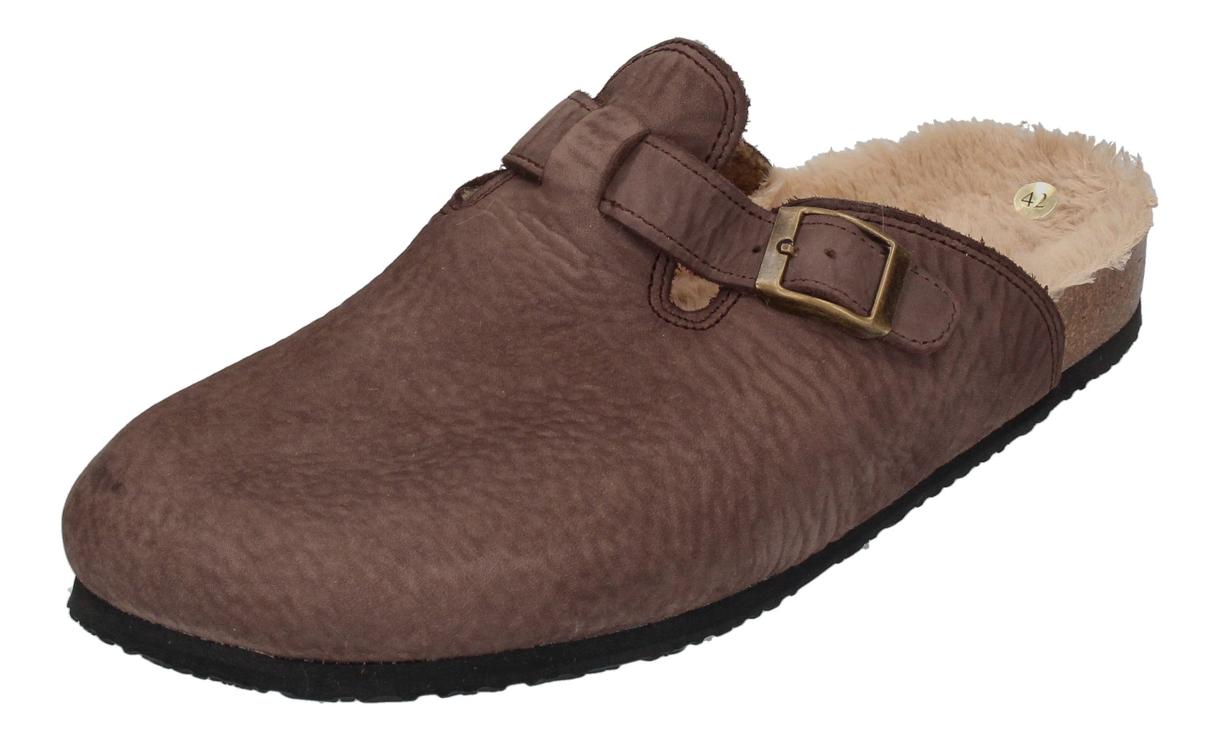 Natural World BIO SLIPPER NAPA WOOL Hausschuh Marron