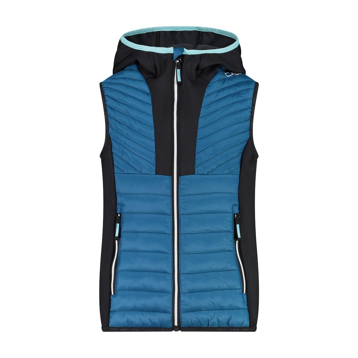 CMP Funktionsweste CMP Mädchen Weste Kid G Hybrid Vest Fix Hood 32Z3955