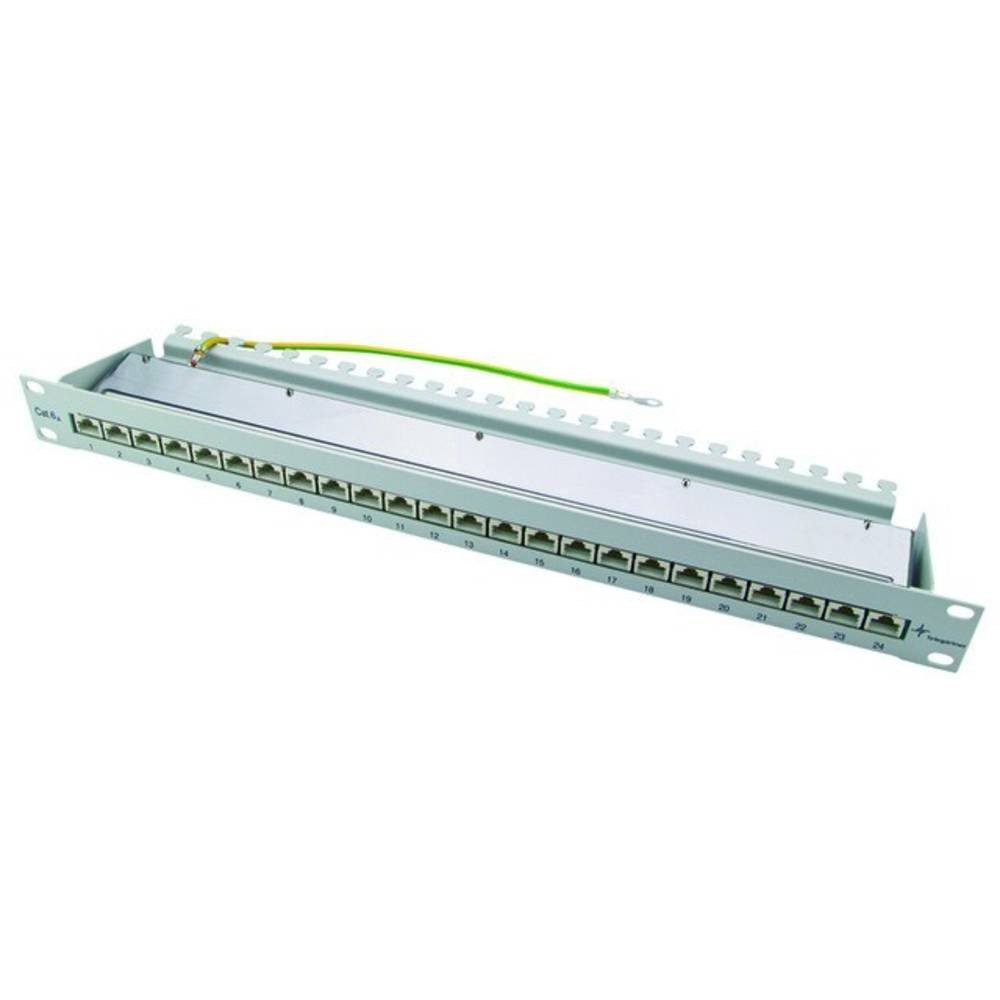 Telegärtner 19″ Patch Panel MPP24-H K Cat.6A Netzwerk-Patch-Panel