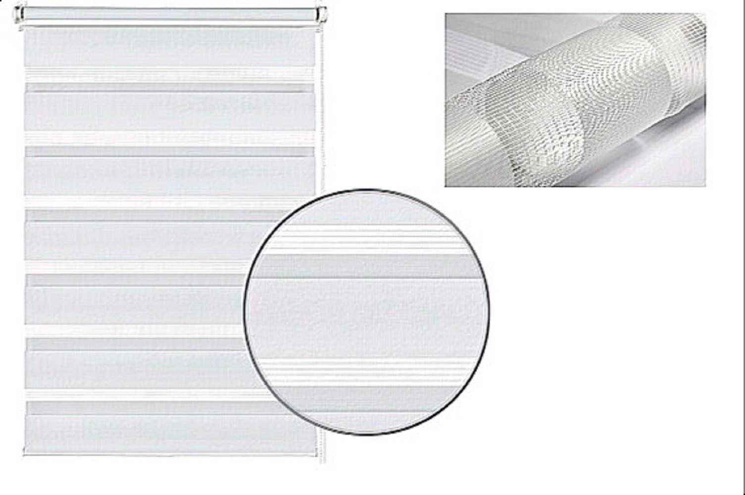 GARDINIA Doppelrollo »Easyfix« halbtransparent Sichtschutz mit Bohren/ohne günstig online kaufen