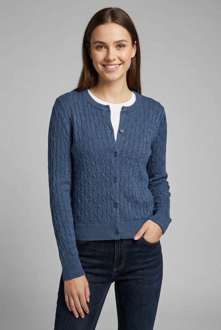 Vero Moda Strickjacke VMFANTASTIC LS O-NECK CABLE CARDIGAN günstig online kaufen
