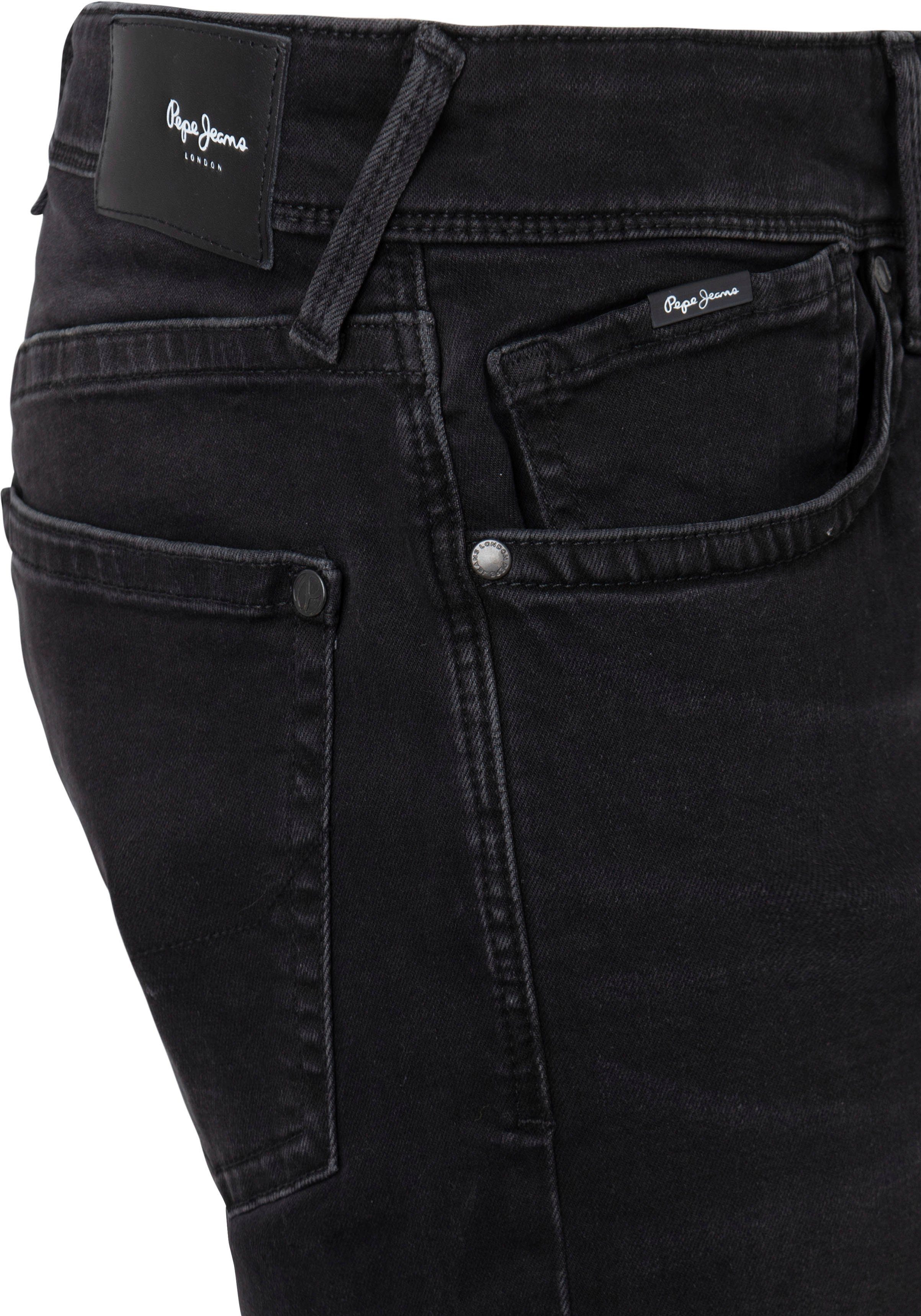 Pepe Jeans Slim-fit-Jeans HATCH black washed