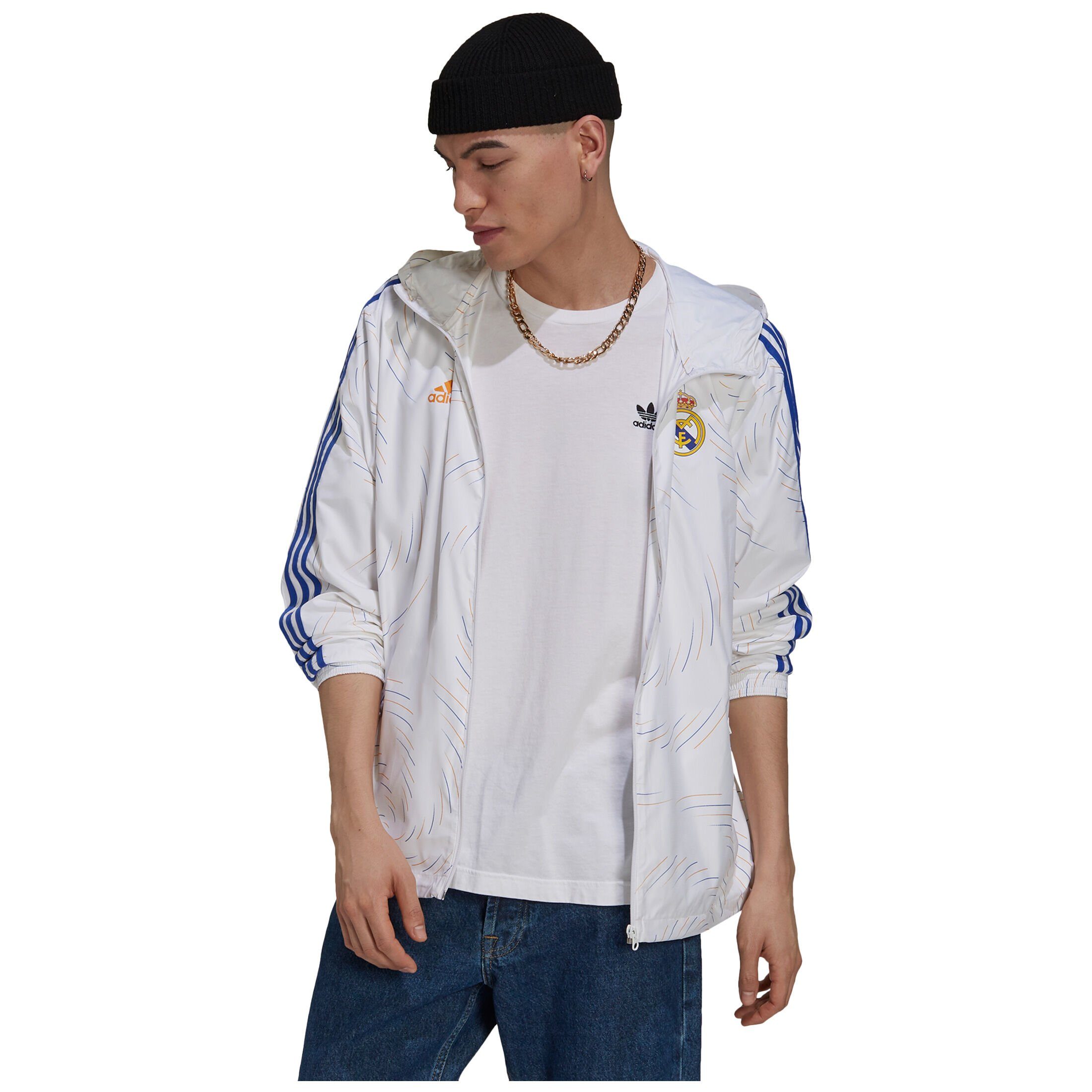 Herren Windbreaker adidas Real Performance Madrid Sweatjacke