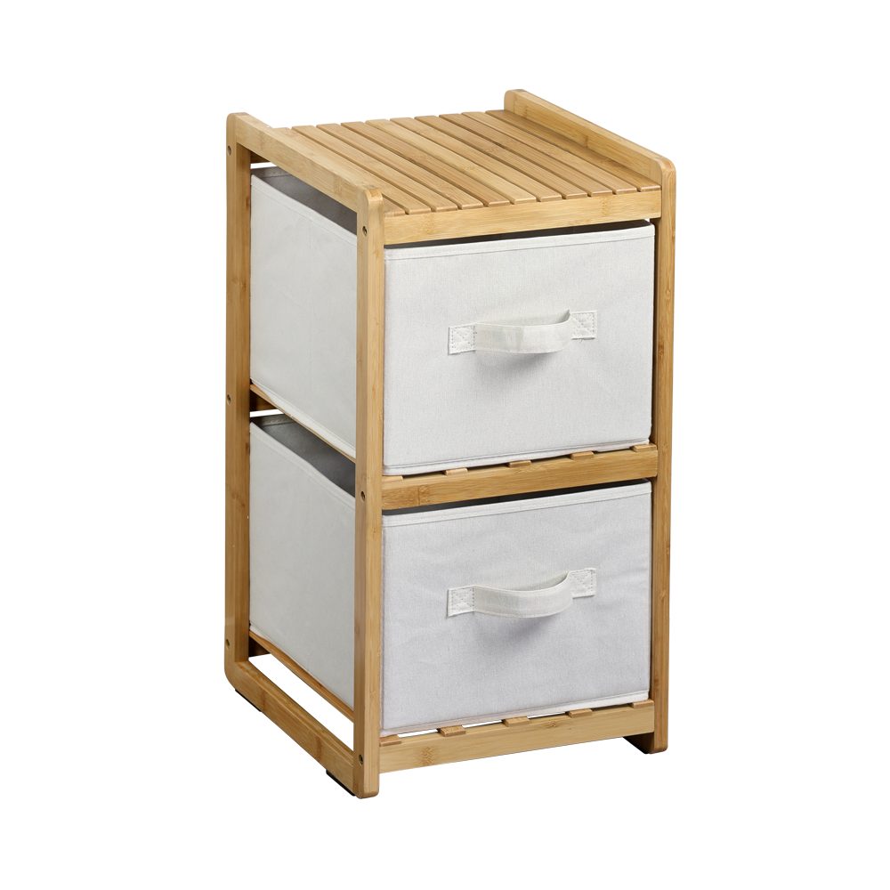 KESPER® Regal Aufbewahrungsregal mit 2 Boxen, Bambus, FSC, 1-tlg.