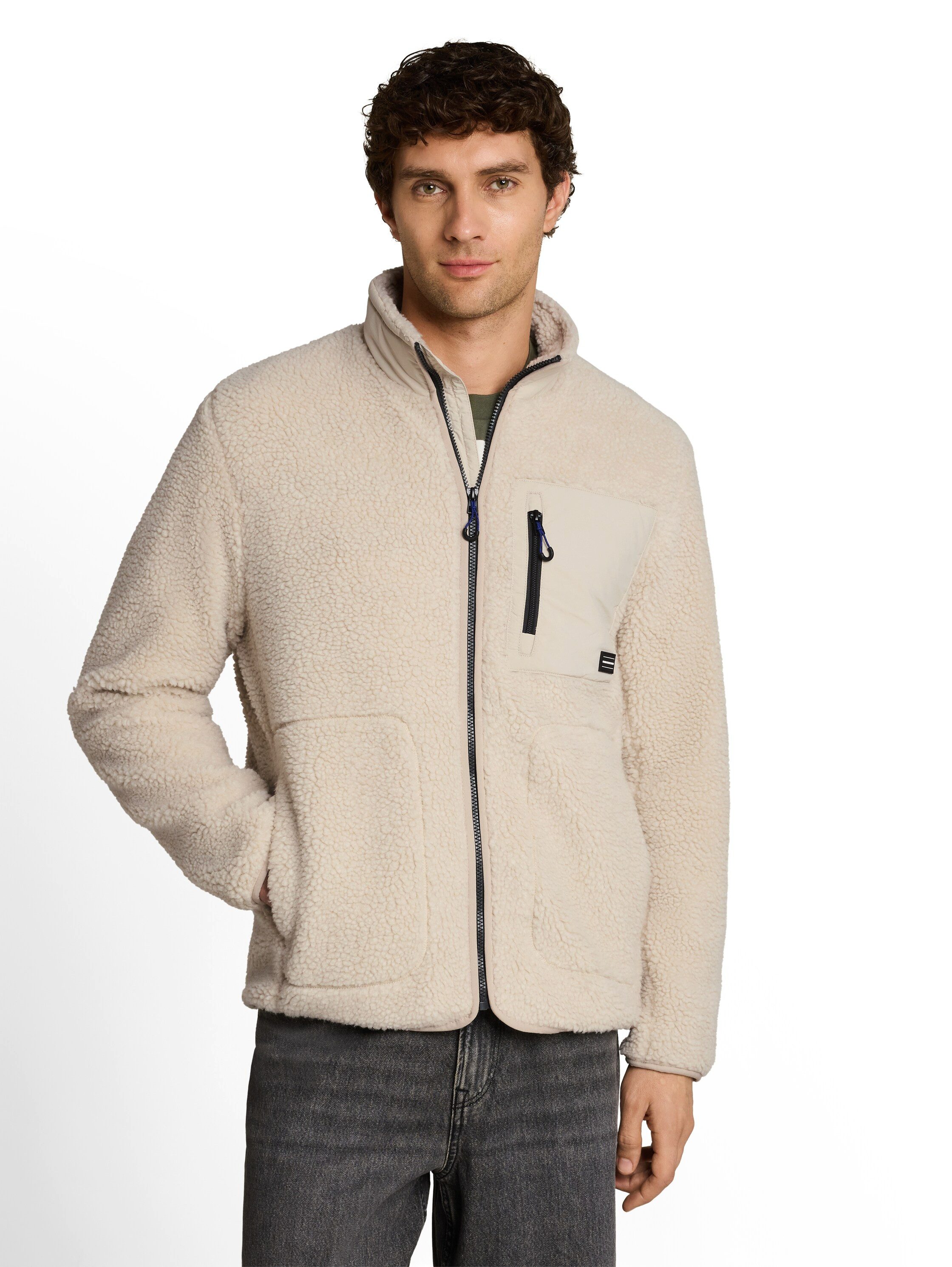 TOM TAILOR Denim Softshelljacke mit Logo Stickerei