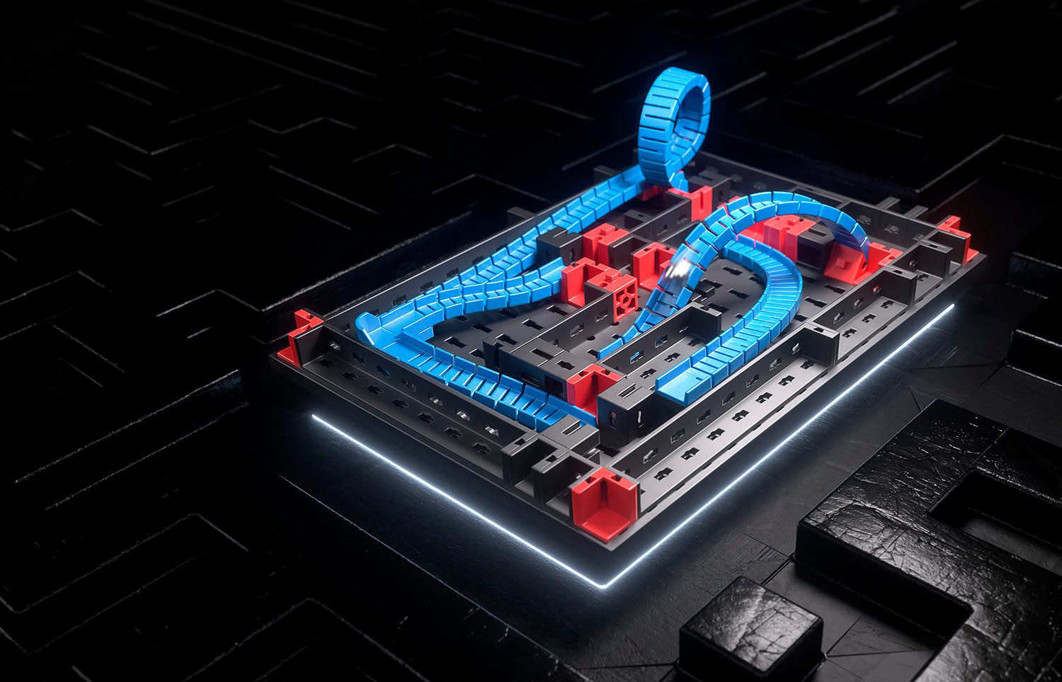 fischertechnik Advanced Labyrinth Konstruktions-Spielset, (61 St)