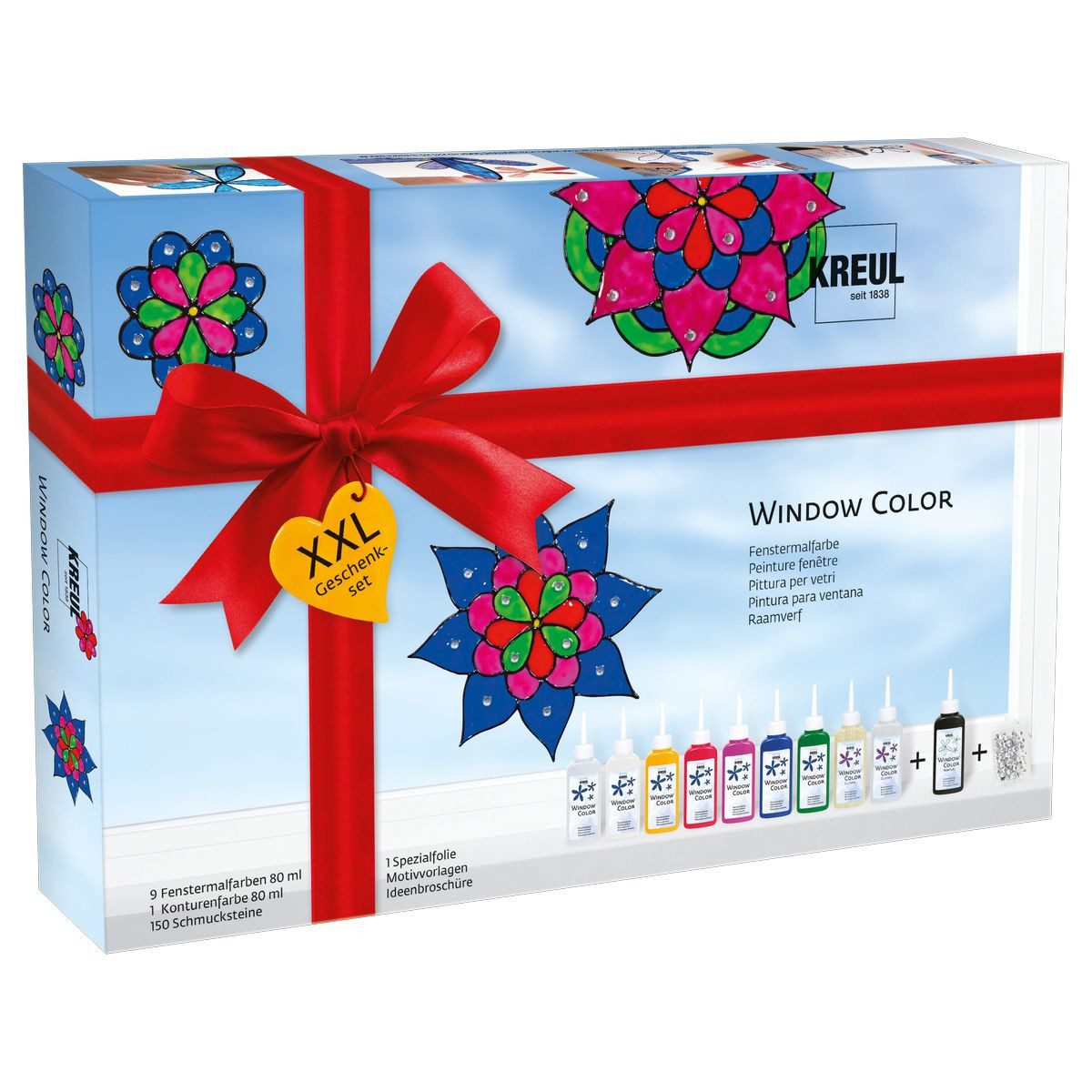 C. KREUL Wasserfarbe KREUL Window Color Set XXL 10x80ml günstig online kaufen