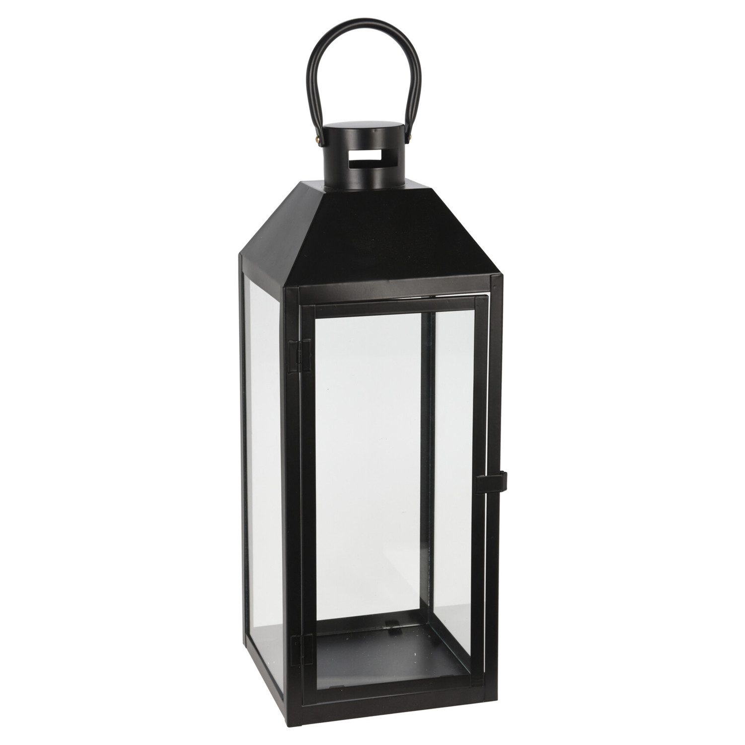 Mojawo Laterne 2er Set Gartenlaternen Laternen Metall Windlicht Schwarz H23 günstig online kaufen