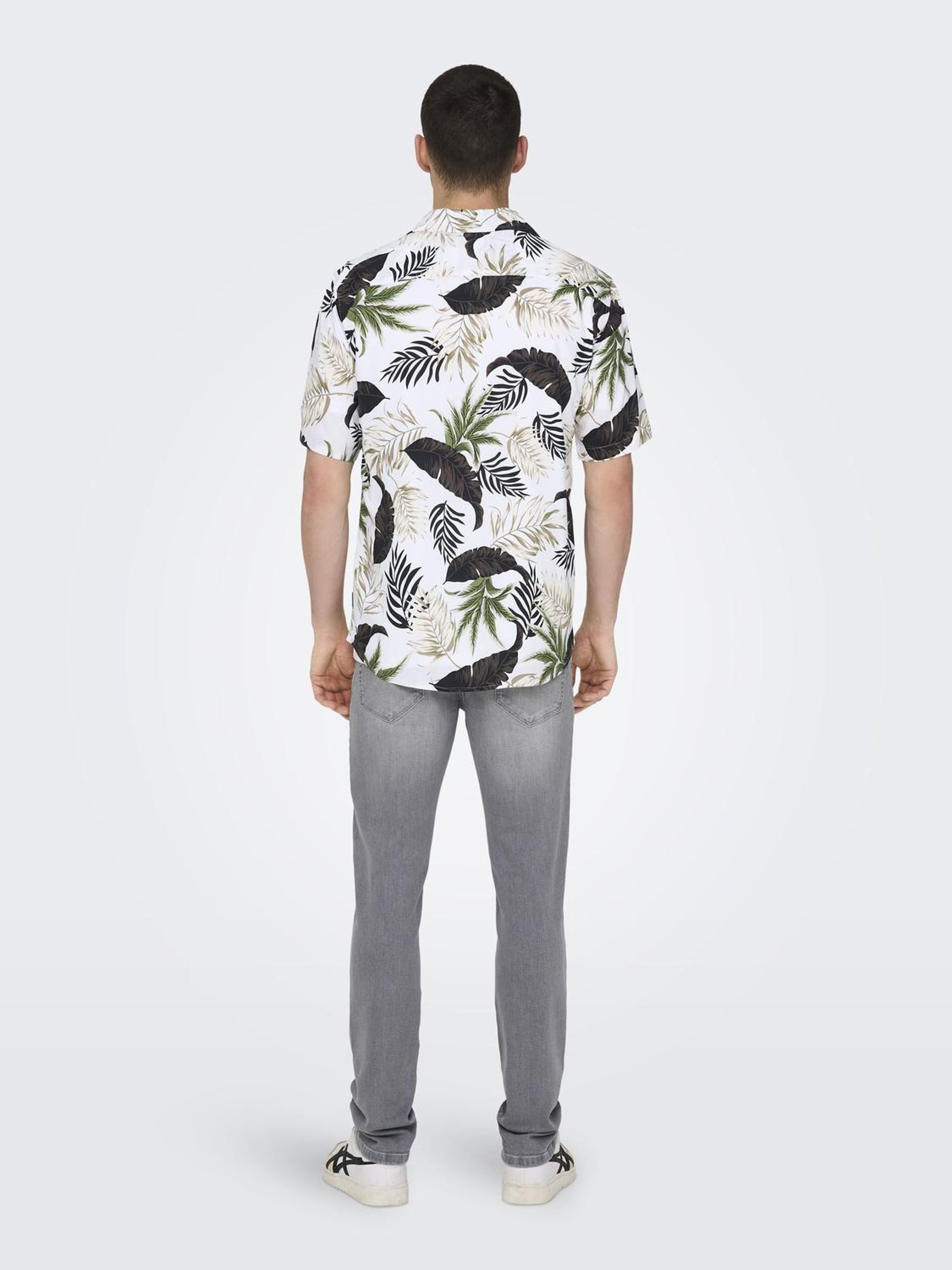 ONLY & SONS Hawaiihemd ONSWAYNE LIFE AOP SS VISCOSE SHIRT NOOS
