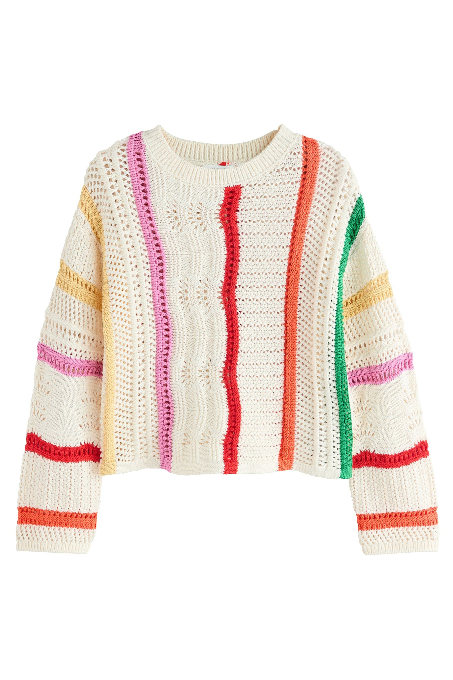 Next Strickpullover Strickpullover mit Streifen (1-tlg)