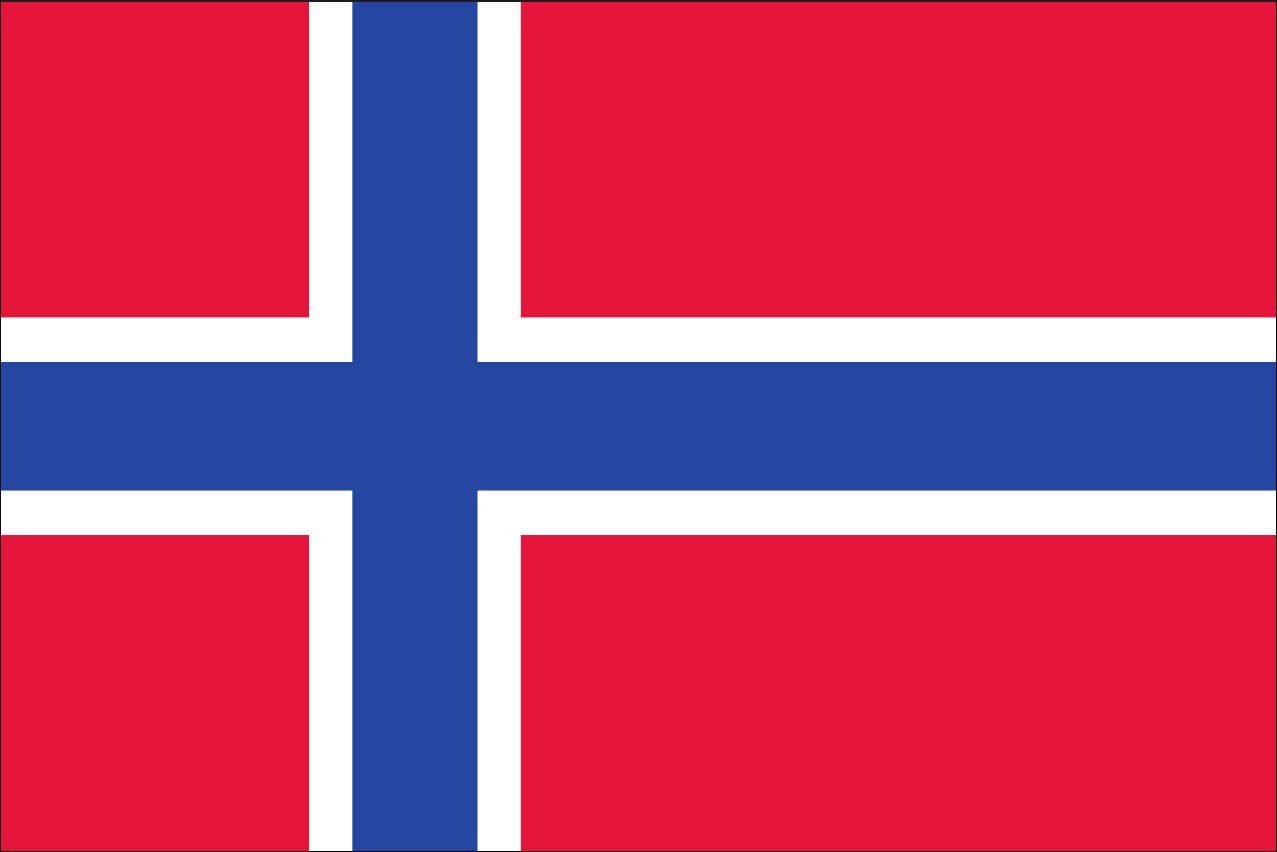 flaggenmeer Flagge Norwegen 120 g/m² Querformat