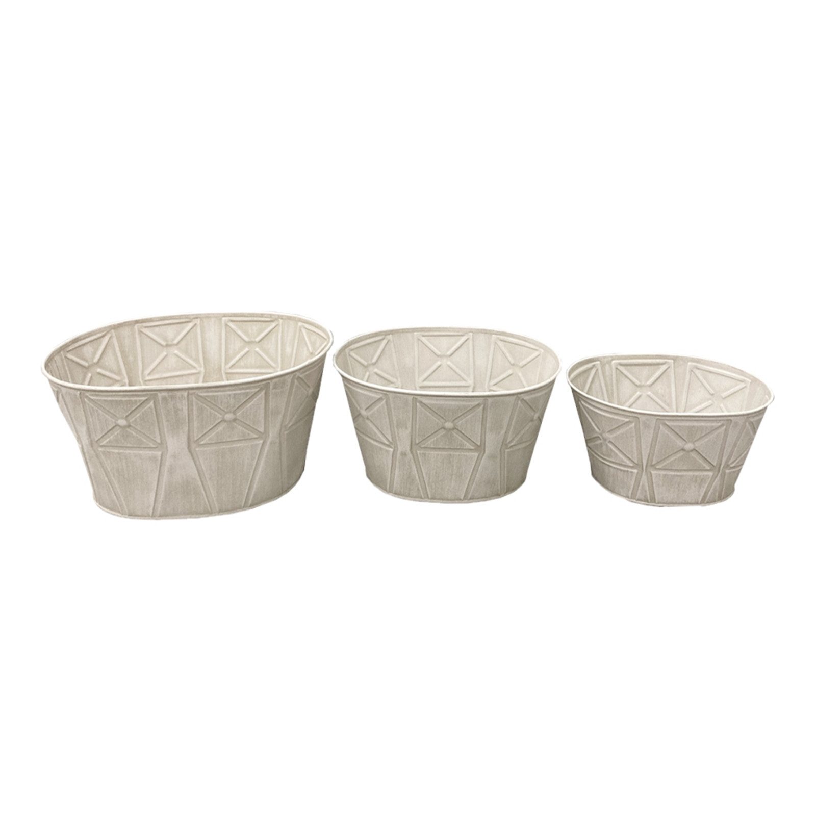 HTI-Living Pflanzkübel Pflanzgefäße 3er Set Metall günstig online kaufen