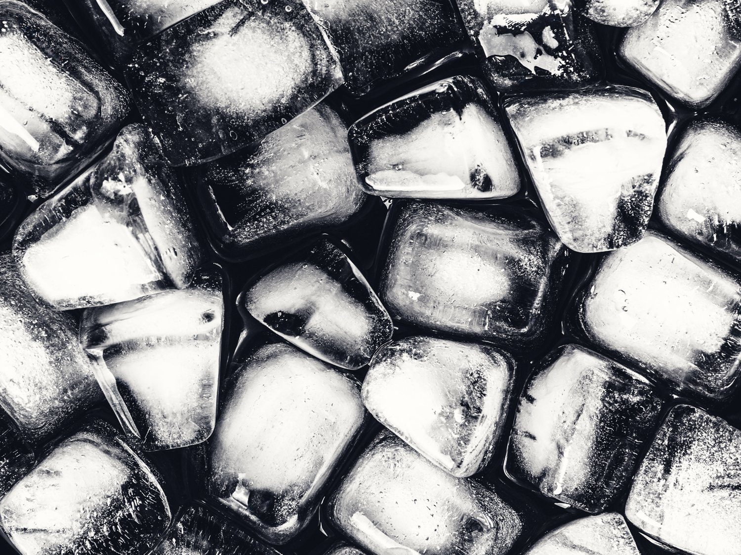 Eiswürfel Alu-Dibond Hitzebeständig - 60x40x0,3 für Küchenrückwand - Cubes Wandschutz (1-tlg), Spritzschutz - - Herd Herdspritzschutz - cm & Spüle, queence