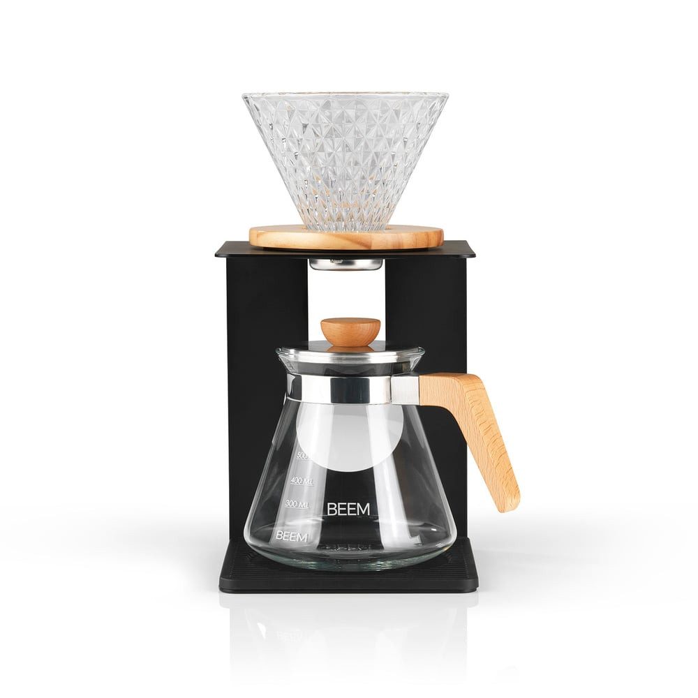 BEEM Kaffeebereiter BEEM Kaffeebereiter Set Pour Over - 4-tlg. - 600 ml - schwarz/Edelstahl, POUR OVER Set 4-teilig