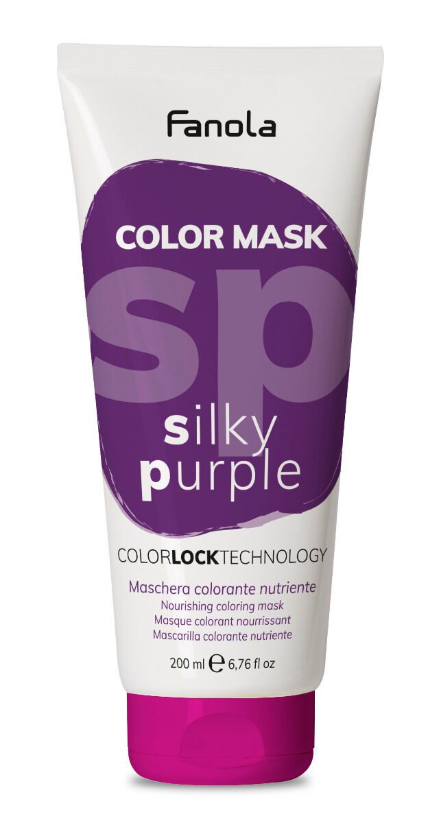 Fanola Haarfarbe Fanola Color Masker Silky Purple 200ml