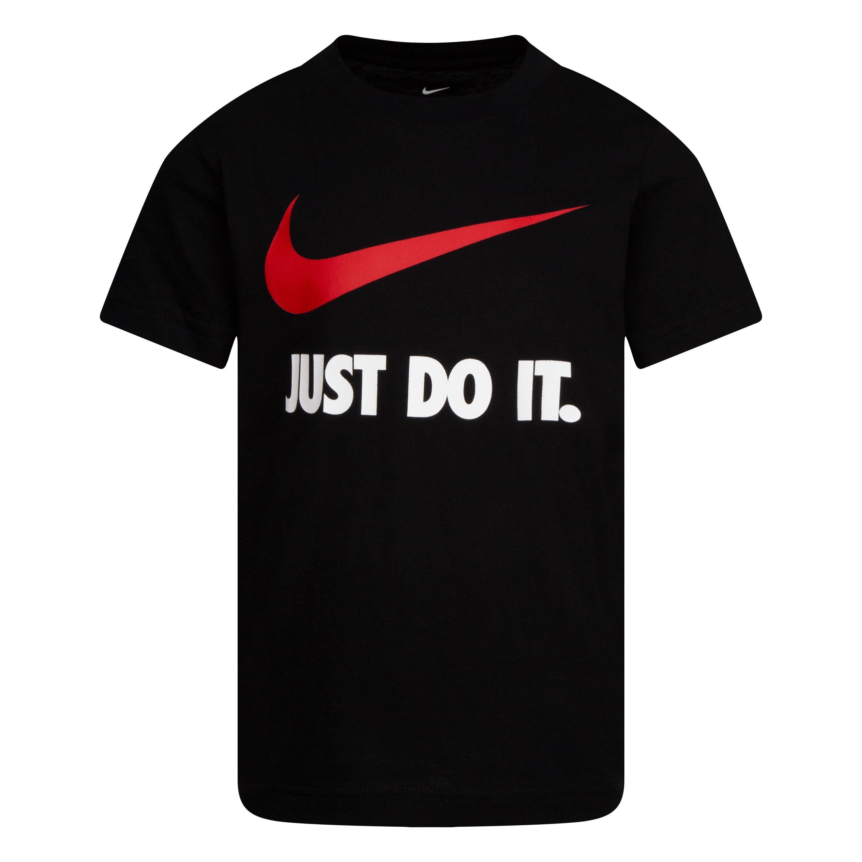 Nike Sportswear T-Shirt TEE Kinder black für SWOOSH NKB -Sleeve - Short JDI