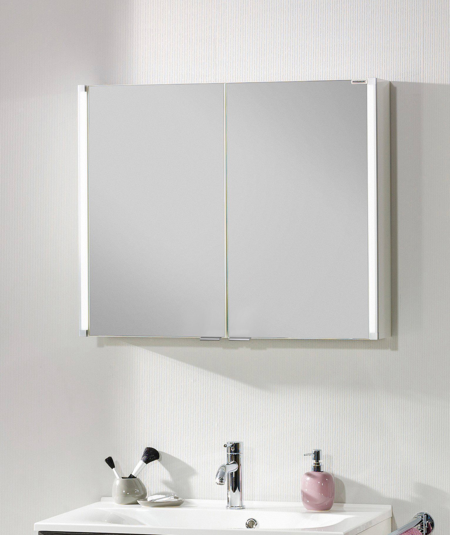 FACKELMANN Spiegelschrank LED-LINE Badmöbel Breite 81 cm