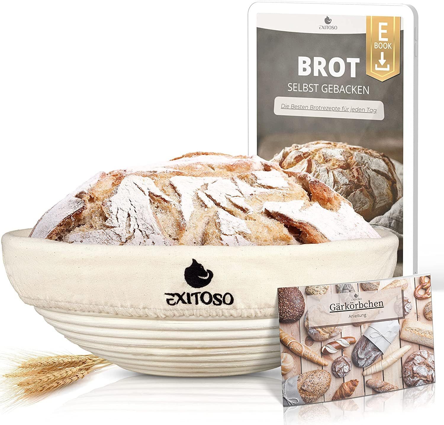 Exitoso Gärkorb Exitoso Gärkörb, Gärkörbchen auch als Brot Korb und Körbchen