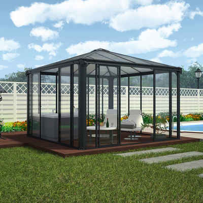 Palram - Canopia Pavillon Ledro 3600, mit 4 Seitenteilen, (Set), BxT: 360x360 cm