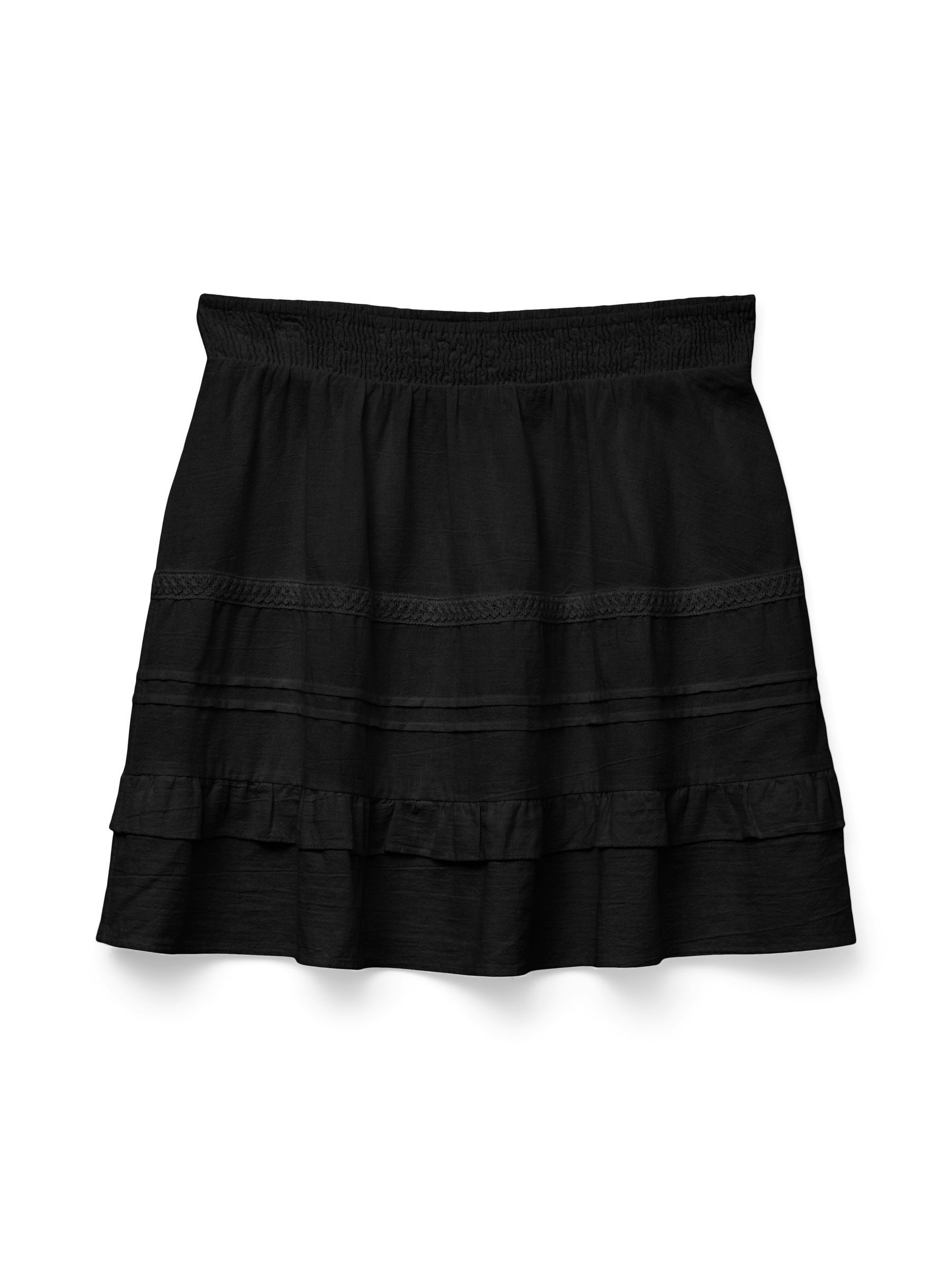 Vero Moda Sommerrock Elastischer Bund, Dreilagiges günstig online kaufen
