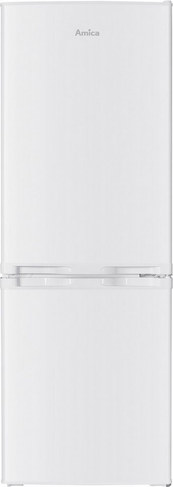 Amica Kühl-/Gefrierkombination KGC 384 115 W, 143 cm hoch, 50 cm breit, Kompakt gebaut, groß im Nutzen – perfekt für Apartments