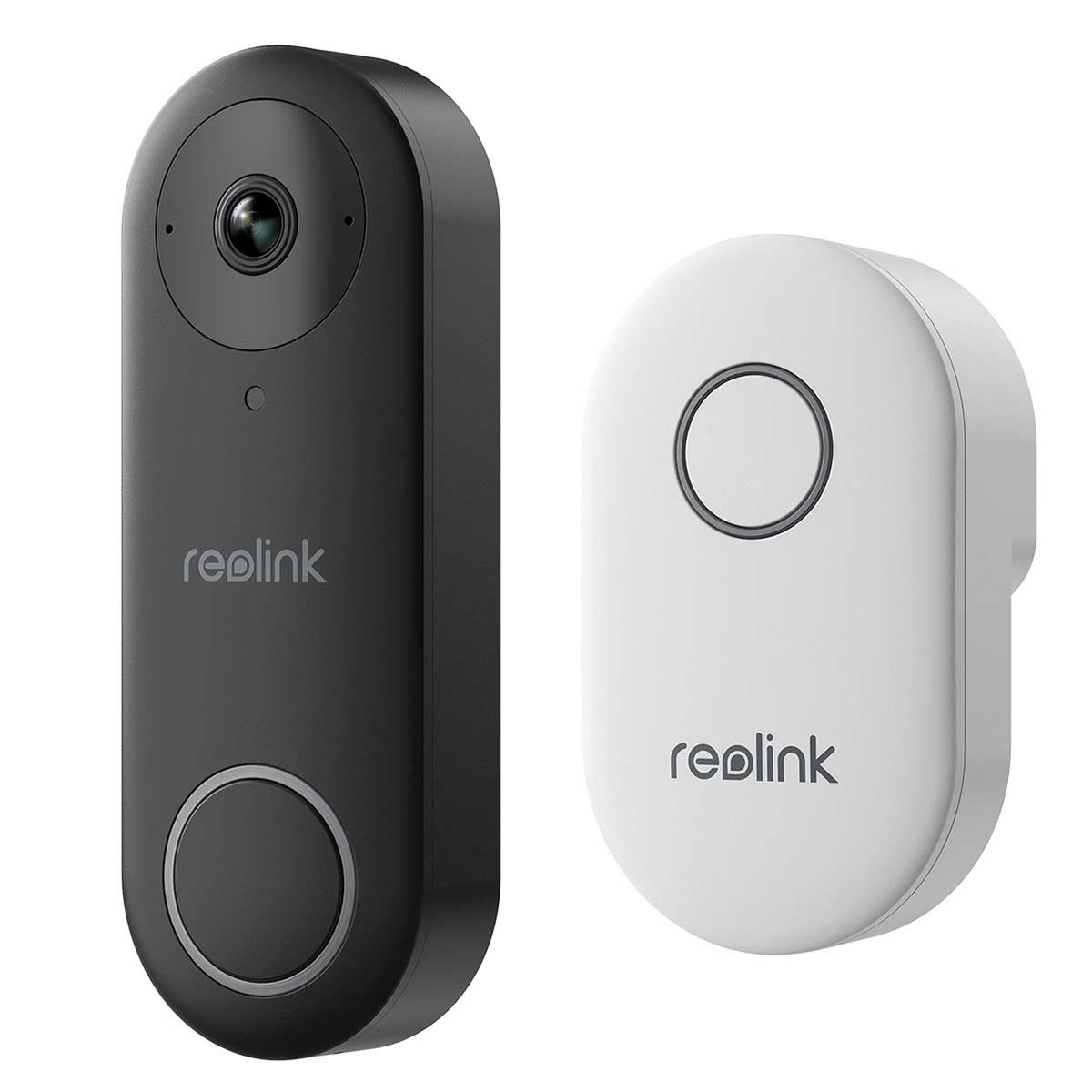 Reolink Video-Türsprechanlage D340P Video Doorbell PoE intelligente 2K+ 5 MP (2-tlg., Speicheroptionen auf microSD-Karte oder Reolink NVR)