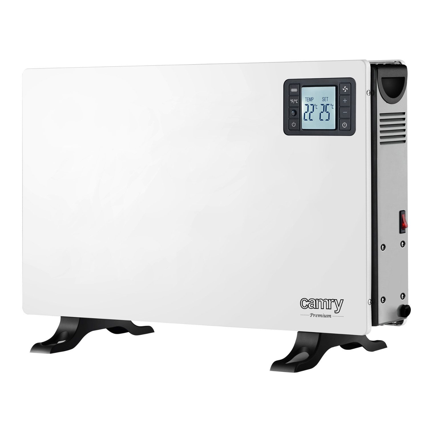Camry Konvektor Thermostat mit Zeitschaltuhr, Konvektorheizung LCD-Panel, Fernbedienung, Timer