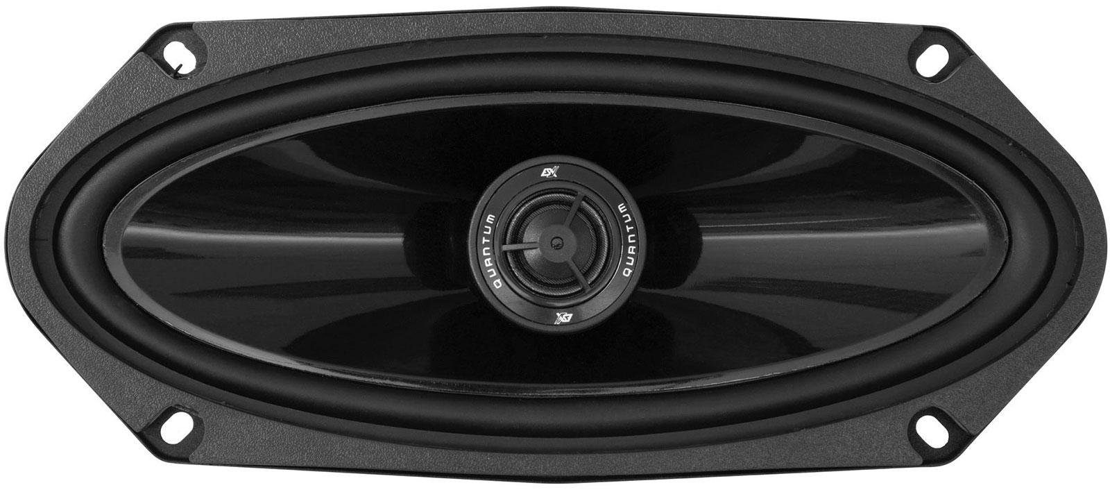 Ovale Zoll) Koax QXE410 mit QUANTUM ESX (4x10 Auto-Lautsprecher 2-Wege 10x25cm 160 Watt