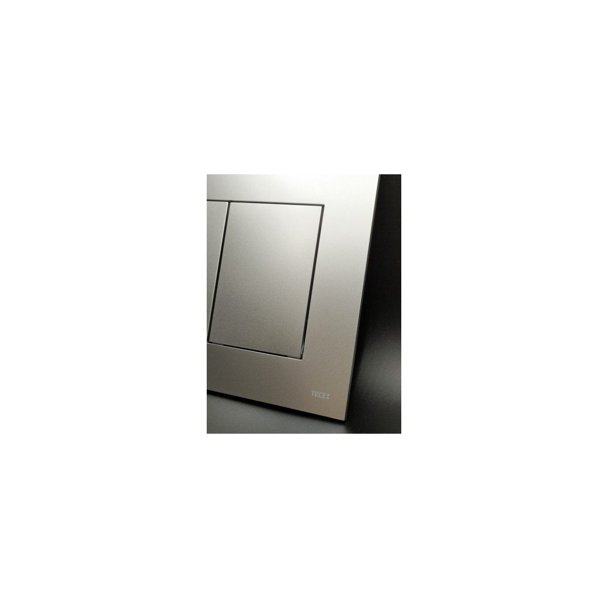 TECE Betätigungsplatten now WC-Betätigungsplatte für Zweimengentechnik, Chrom matt, 9240402