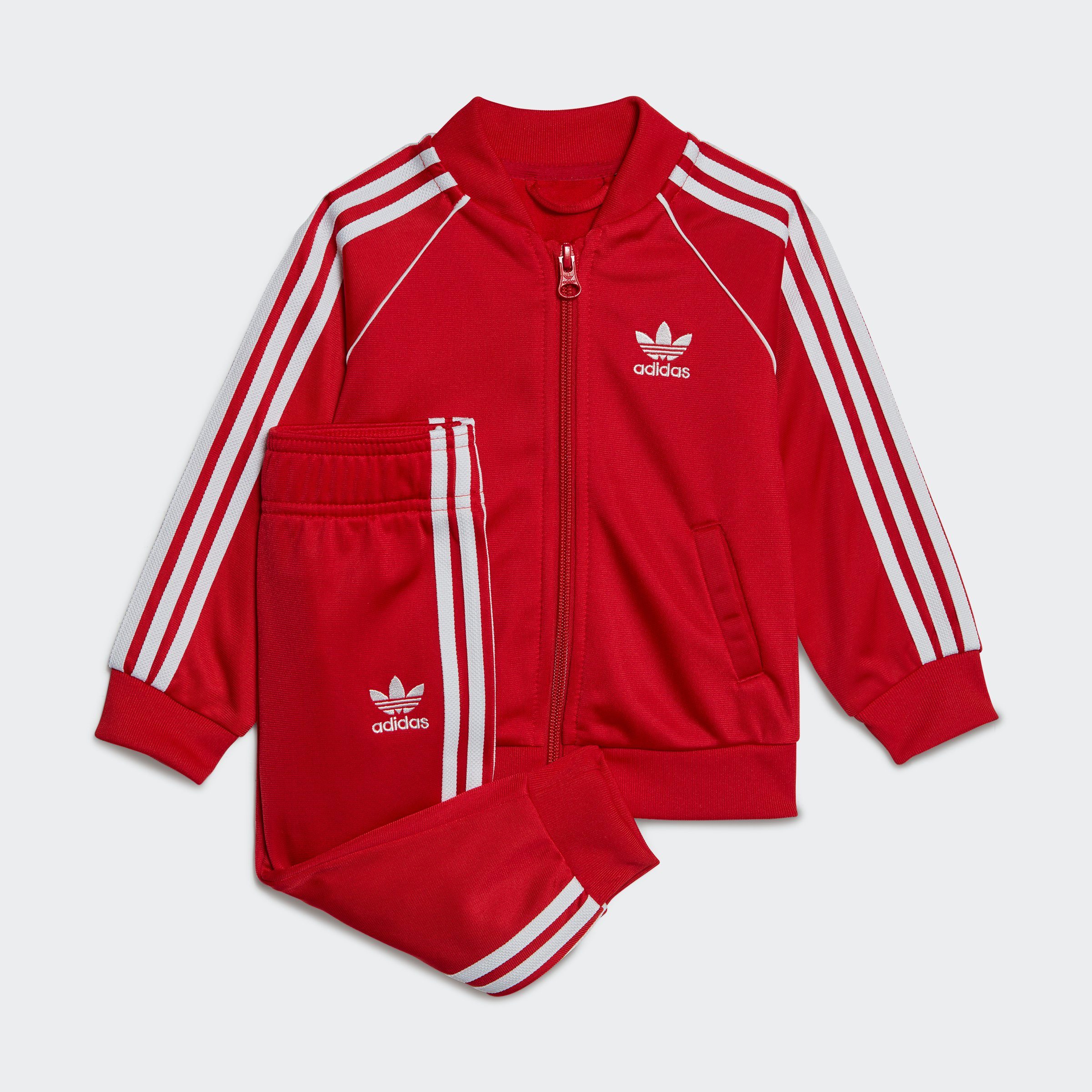 Better adidas (2-tlg), Originals Scarlet für Kinder ADICOLOR Trainingsanzug SST