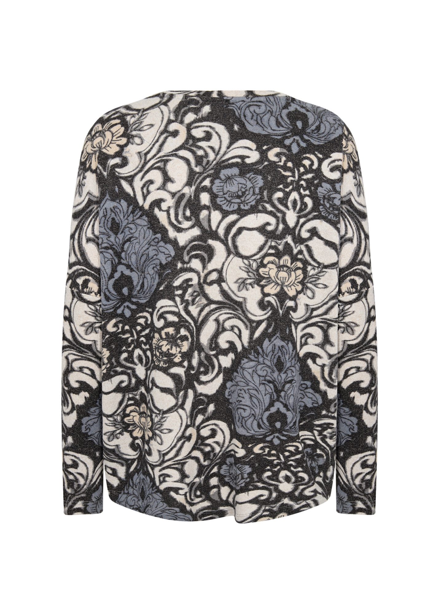 SOYACONCEPT Bluse SC-Biara Hot Fudge - Damen Langarmshirt Melange
